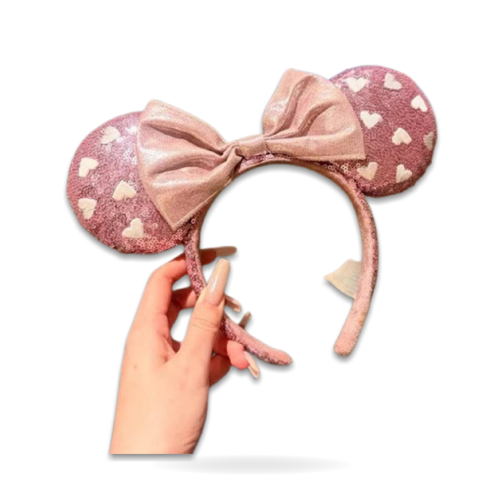 Valentine's Day Minnie White Heart Tokyo Ear Headwear
