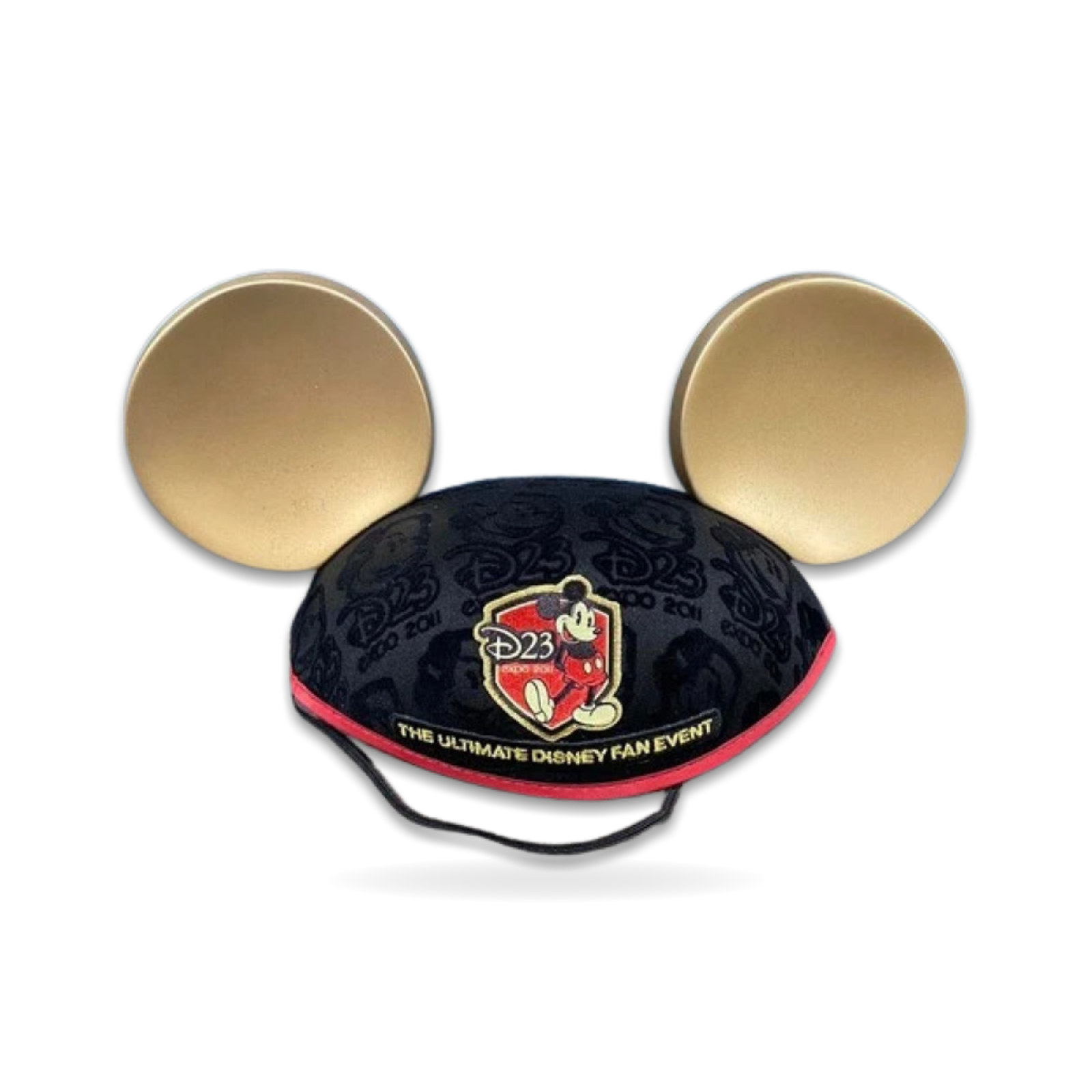 2011 Mickey Ears Hat Limited Edition Gold Ear Collector D23 Expo