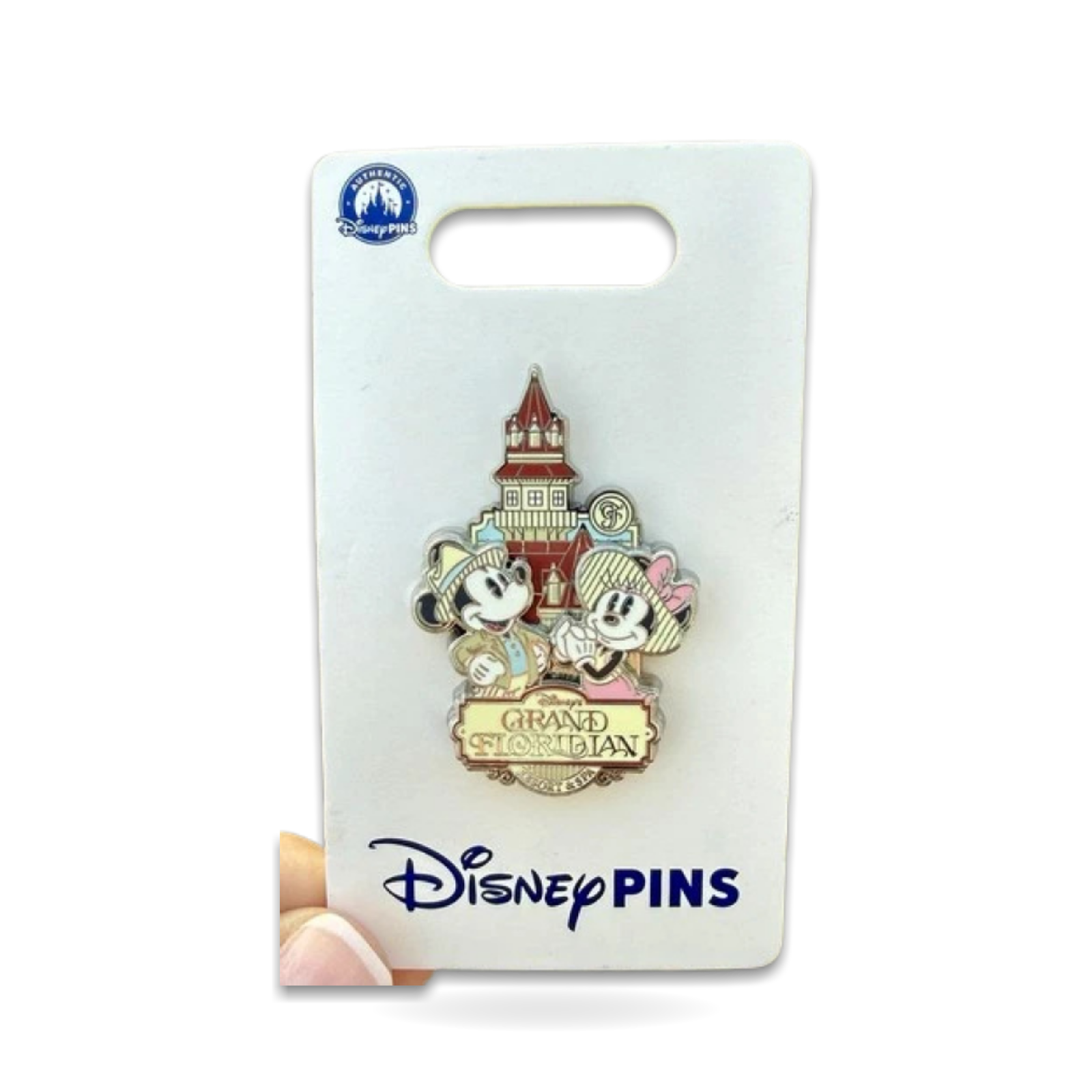 Grand Floridian Mickey Mouse Minnie Trading Pin