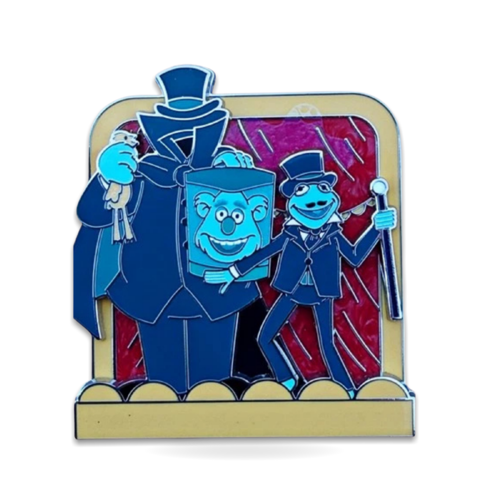 The Muppets Haunted Mansion Kermit Hatbox Limited Edition 5000 Trading Pin