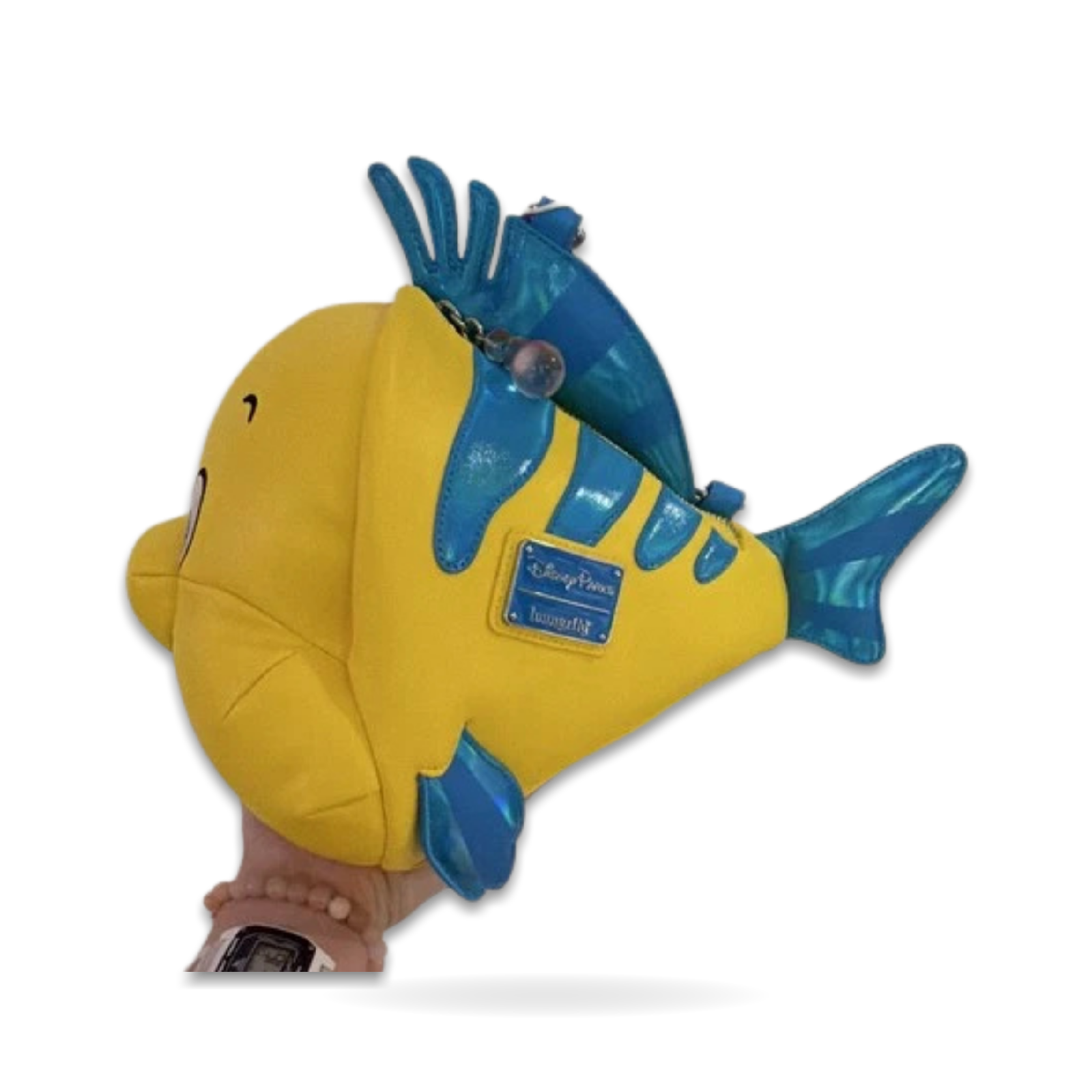 Loungefly Exclusive the Little Mermaid Flounder Mini Purse Bag