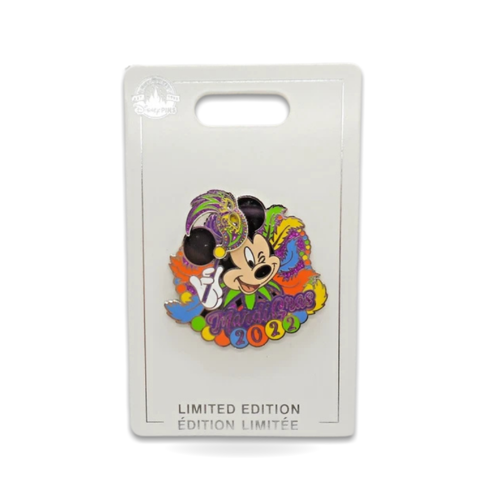 Mardi Gras Mickey Mouse Limited Edition Bourbon Street Trading Pin