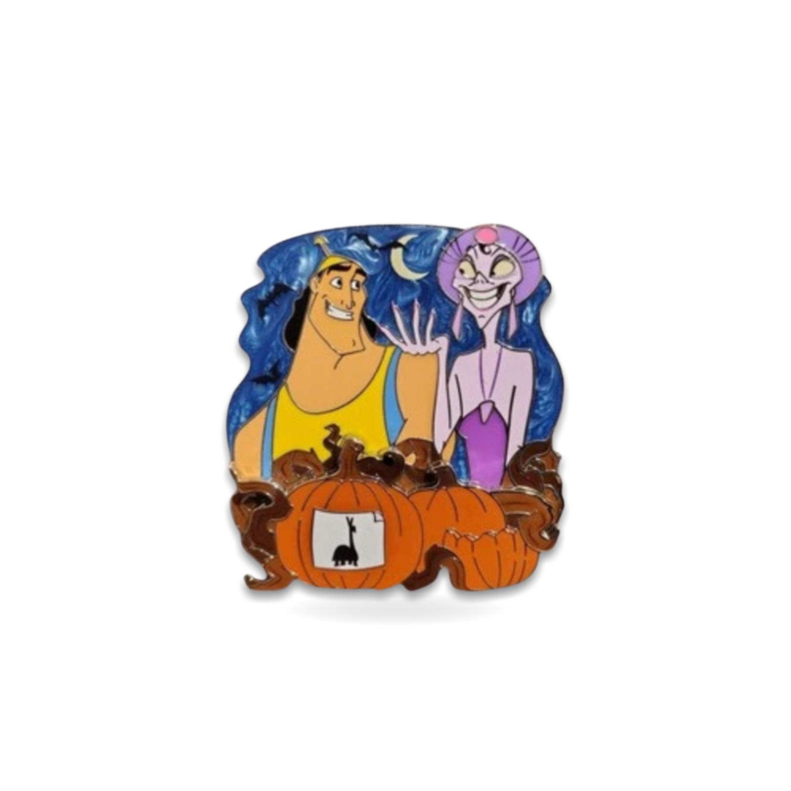 Vile Vines Villains the Emperor's Groove Yzma Kronk Trading Pin