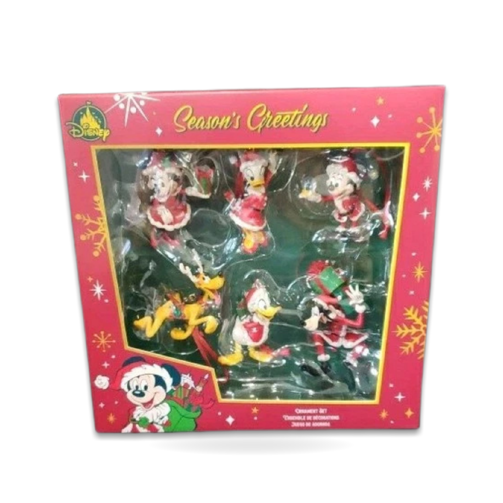 Greetings Mickey Minnie & More Set Of 6 Ornaments 2025 Season’s