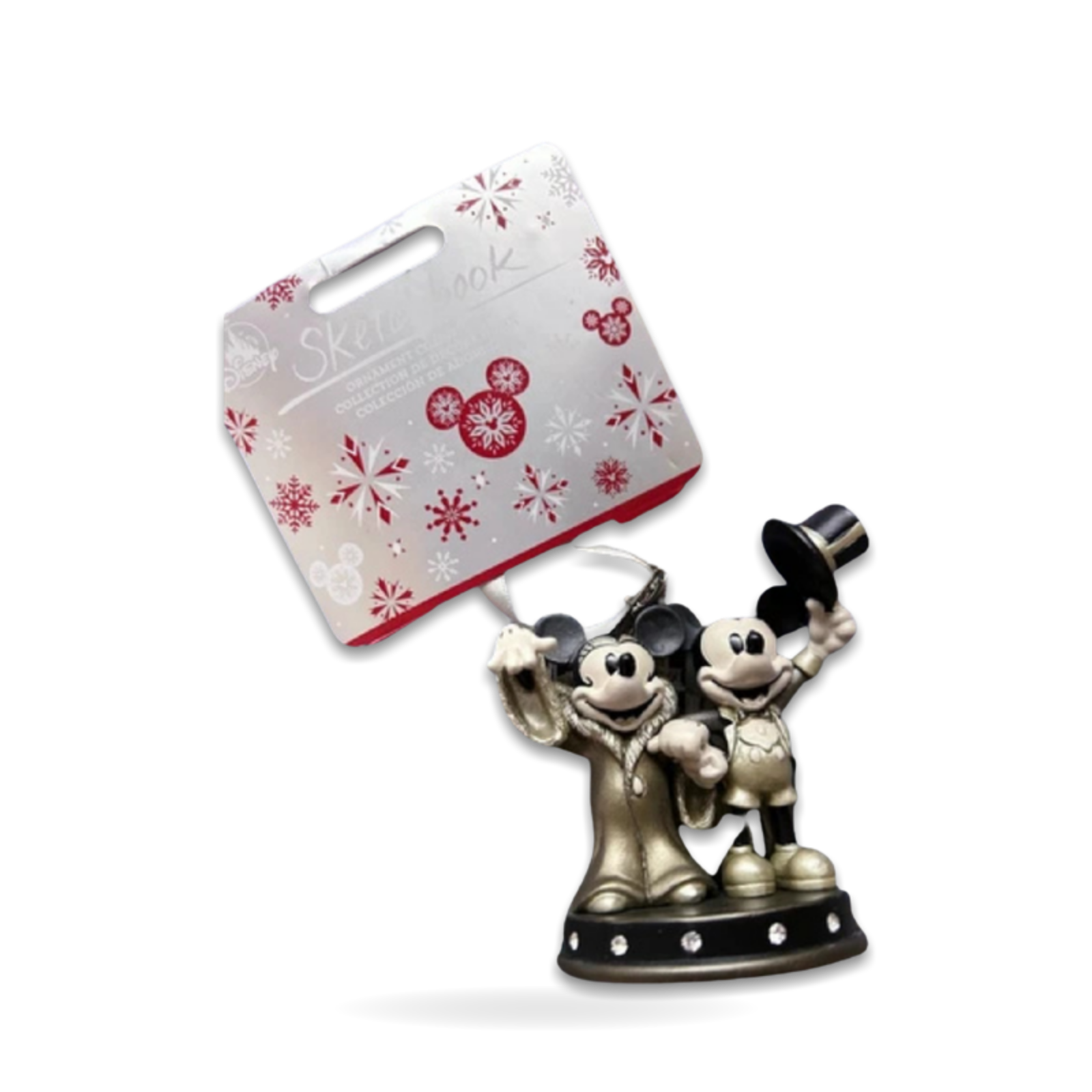 Mickey Minnie Mouse Special Night Gala Sketchbook Seasonal Ornament