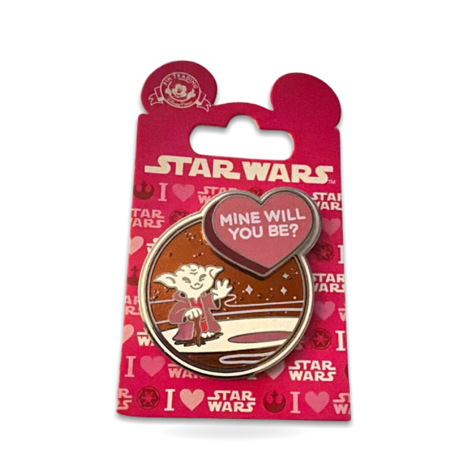 Valentine's Day Star Wars Yoda Trading Pins Mine You Will Be Trading Pin