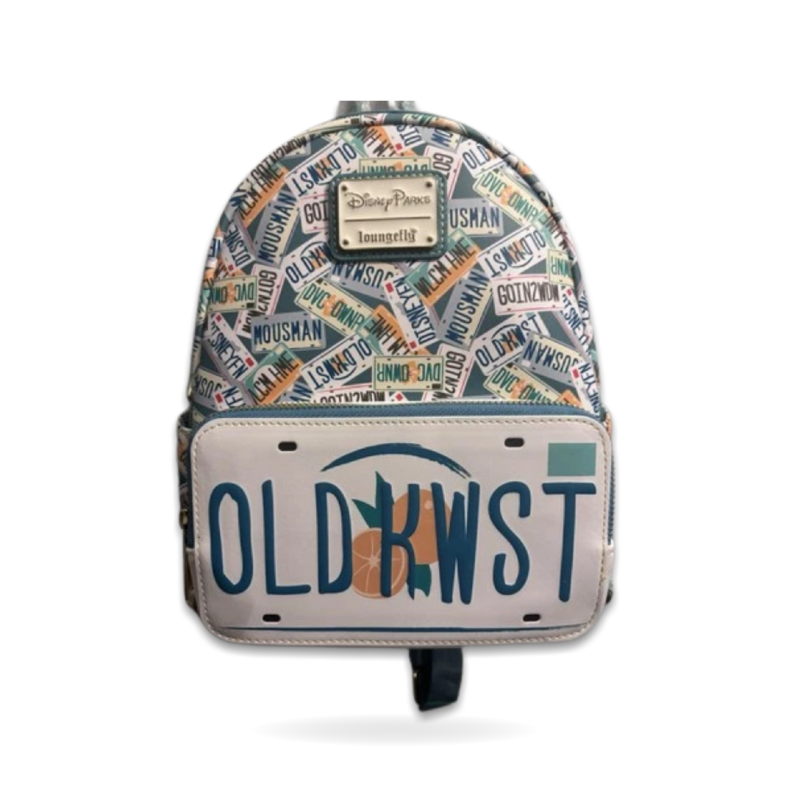 Loungefly Old License Plate Mini Backpack