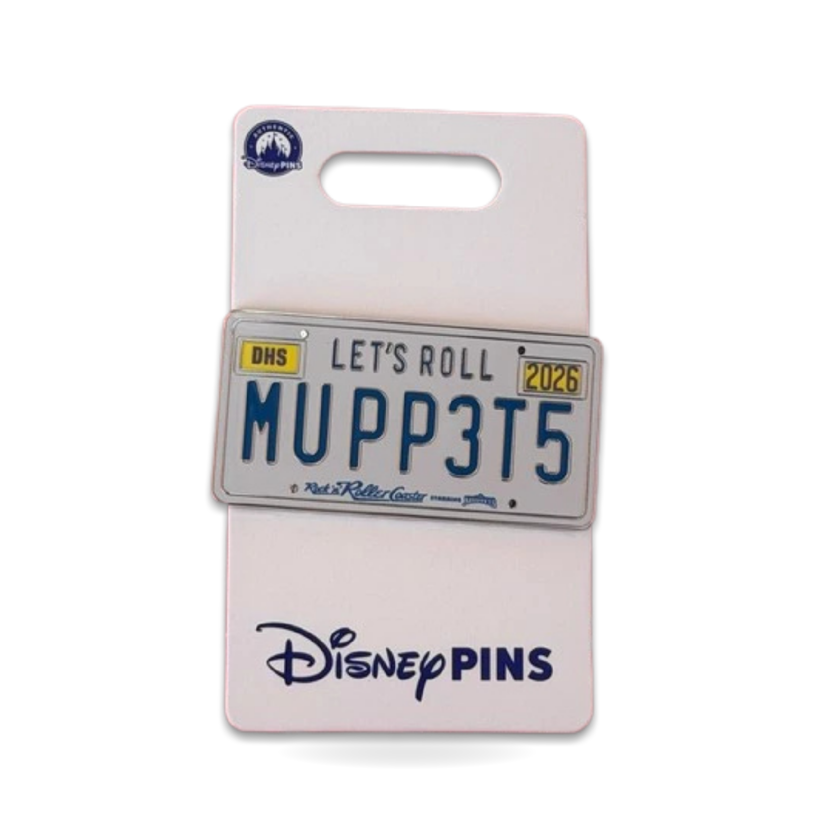Rock n Roller Muppets license plate pin