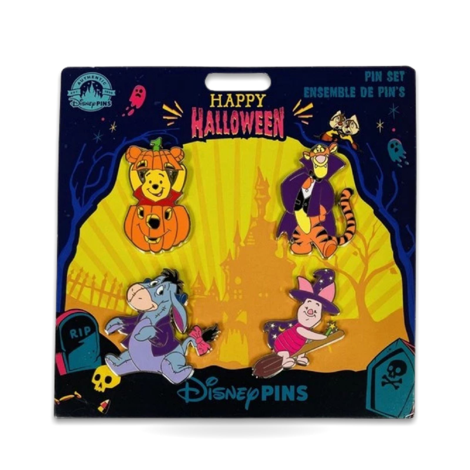 Winnie the Pooh Halloween Booster Set Trading Pin