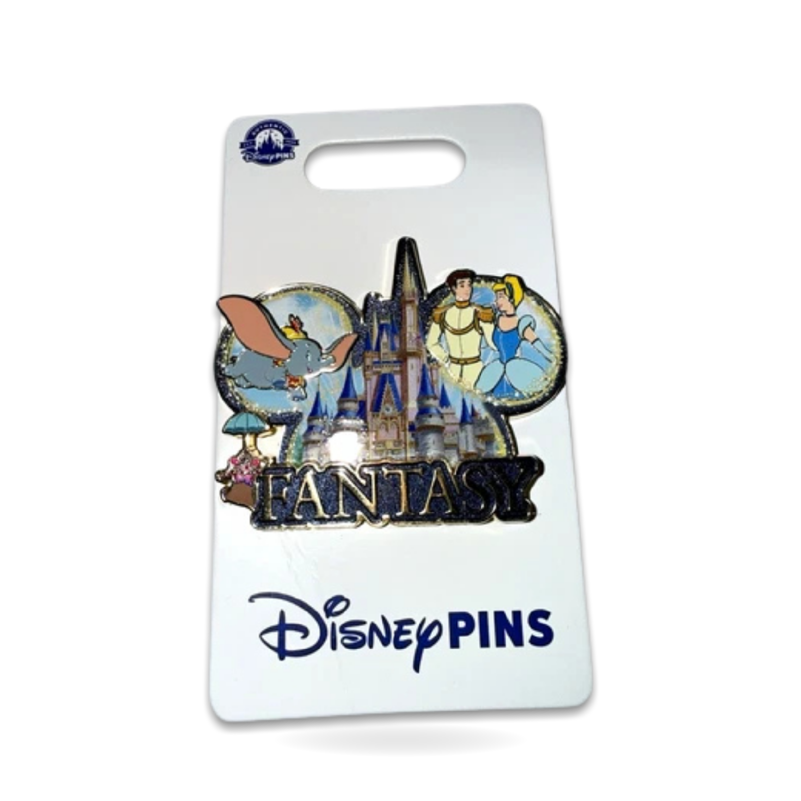 Magic Kingdom Attractions Earhat Fantasy Castle Dumbo Trading Pin