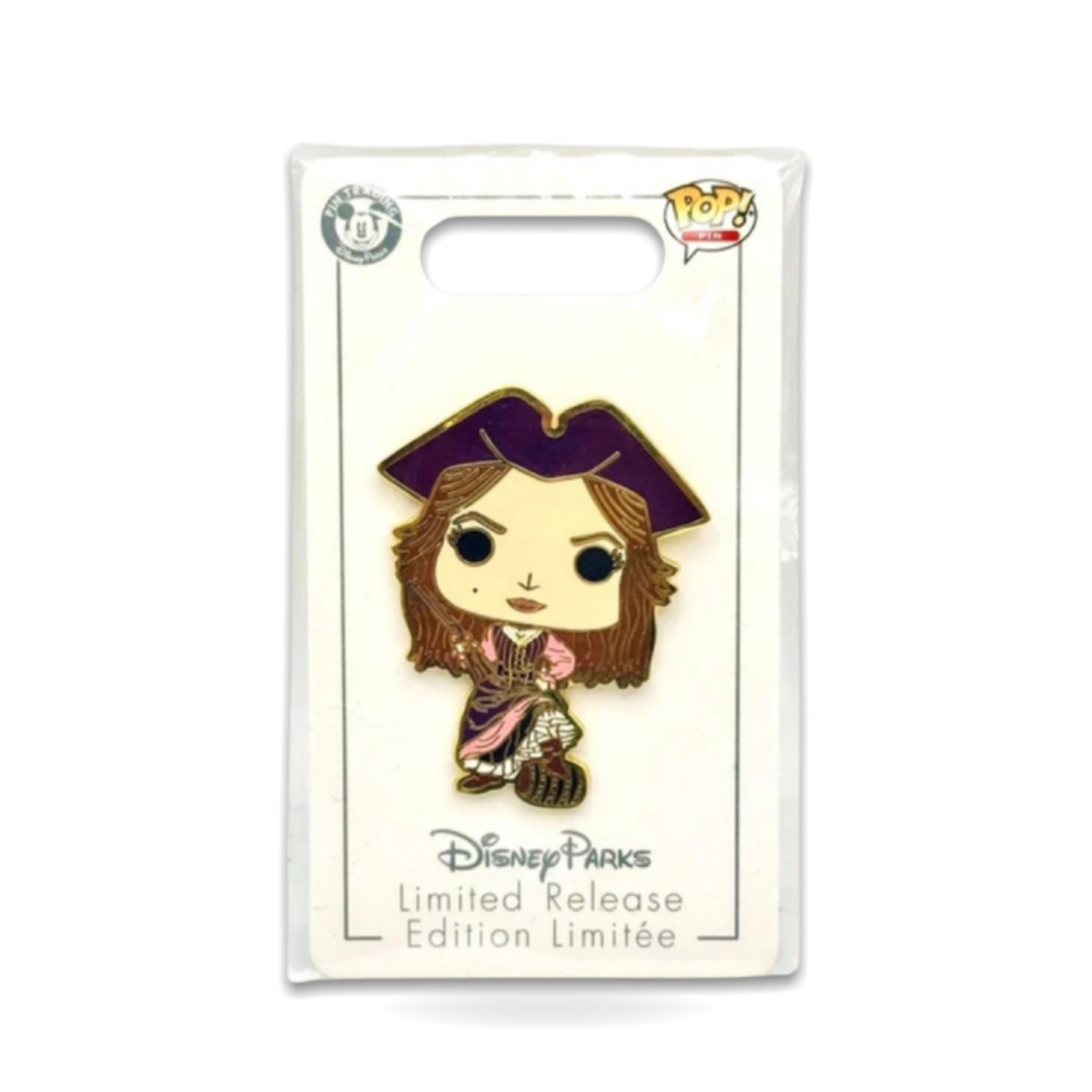 Pirates Of the Caribbean Redd Funko Pop the Redhead Lady Limited Release Trading Pin