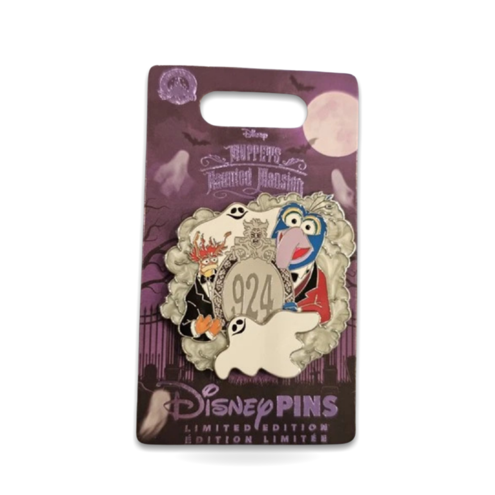 The Muppets Haunted Mansion Gonzo Pepe the King Limited Edition Trading Pin