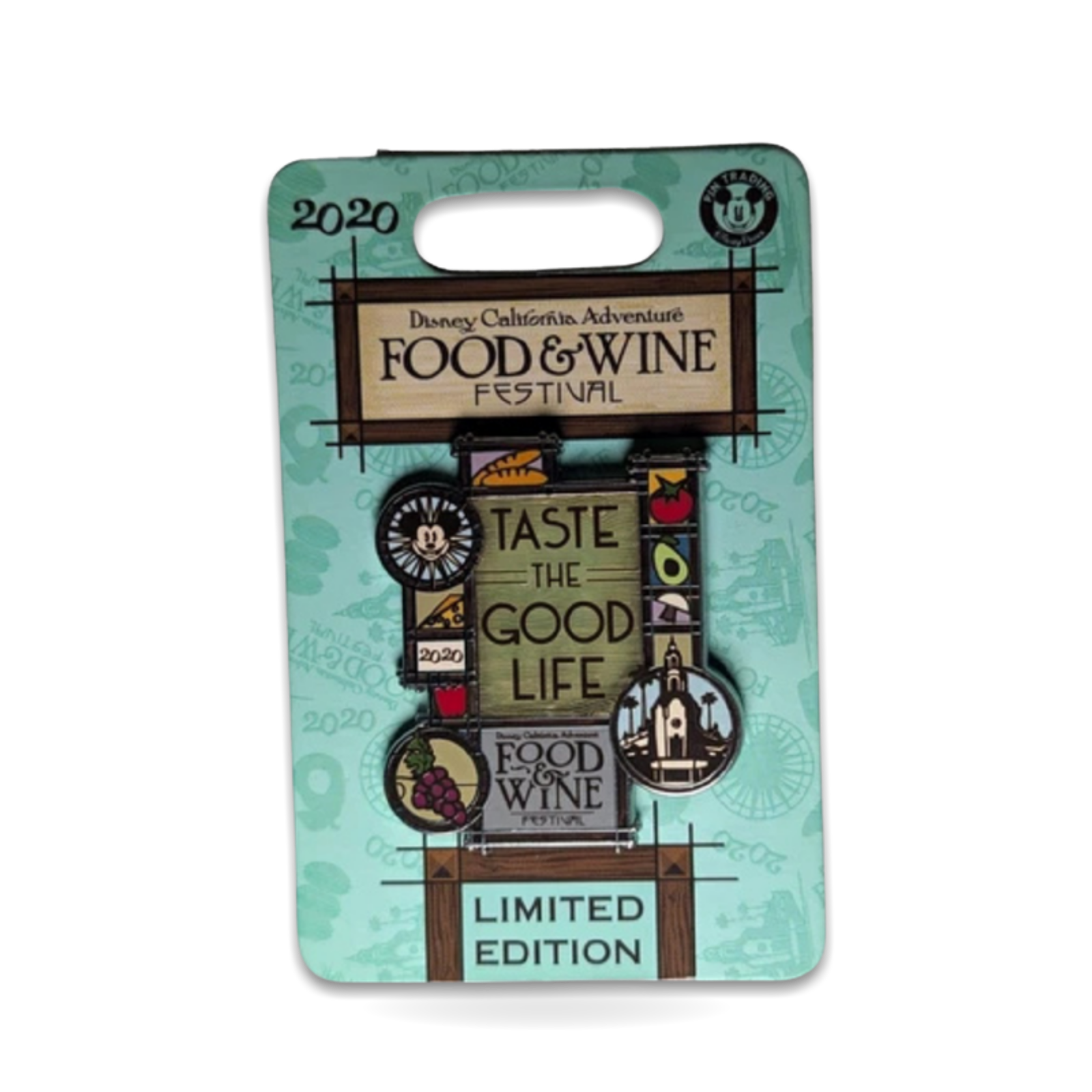 Dca Food Wine taste the good life Trading Pin