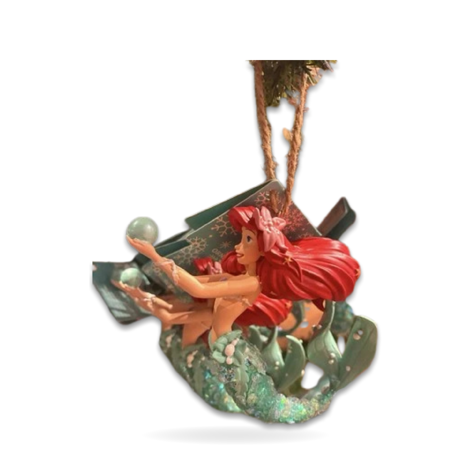 Princess Ariel Pearl Little Mermaid Seasonal Ornament