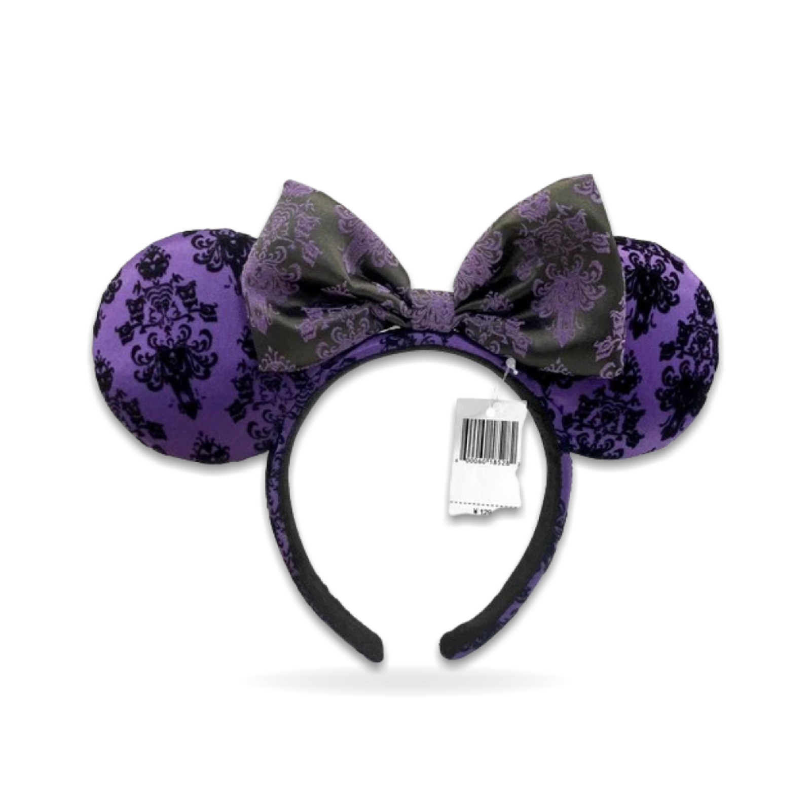 Haunted Mansion Purple Wallpaper Minnie Mouse Ear Headwear