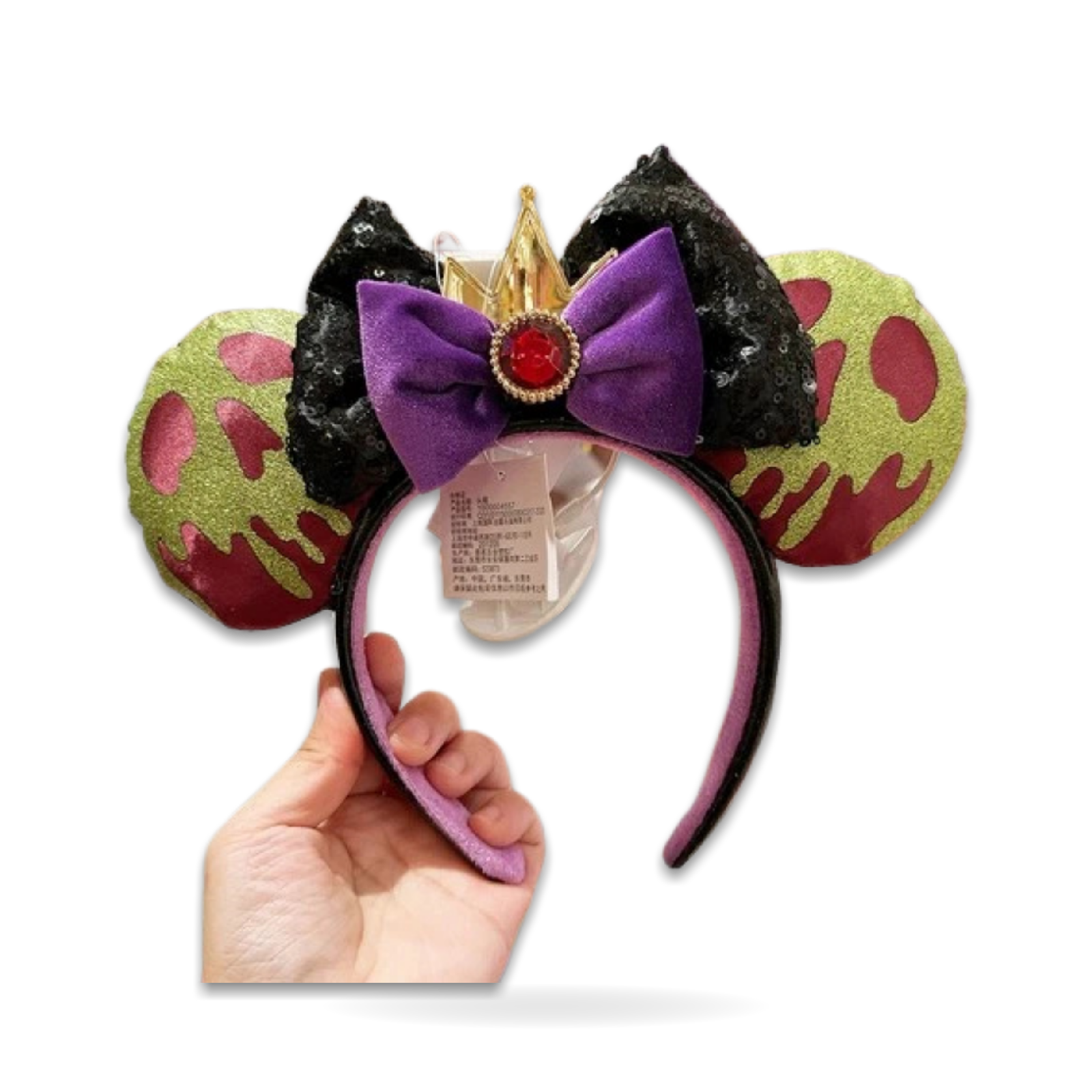 Minnie Mouse Ear Queen Poison Apple Ear Headwear
