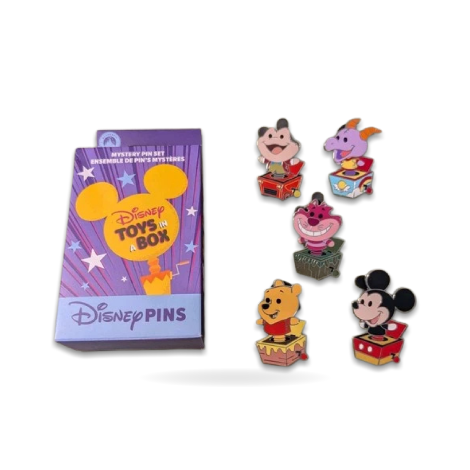 Toys Mickey Figment Pooh Trading Pin