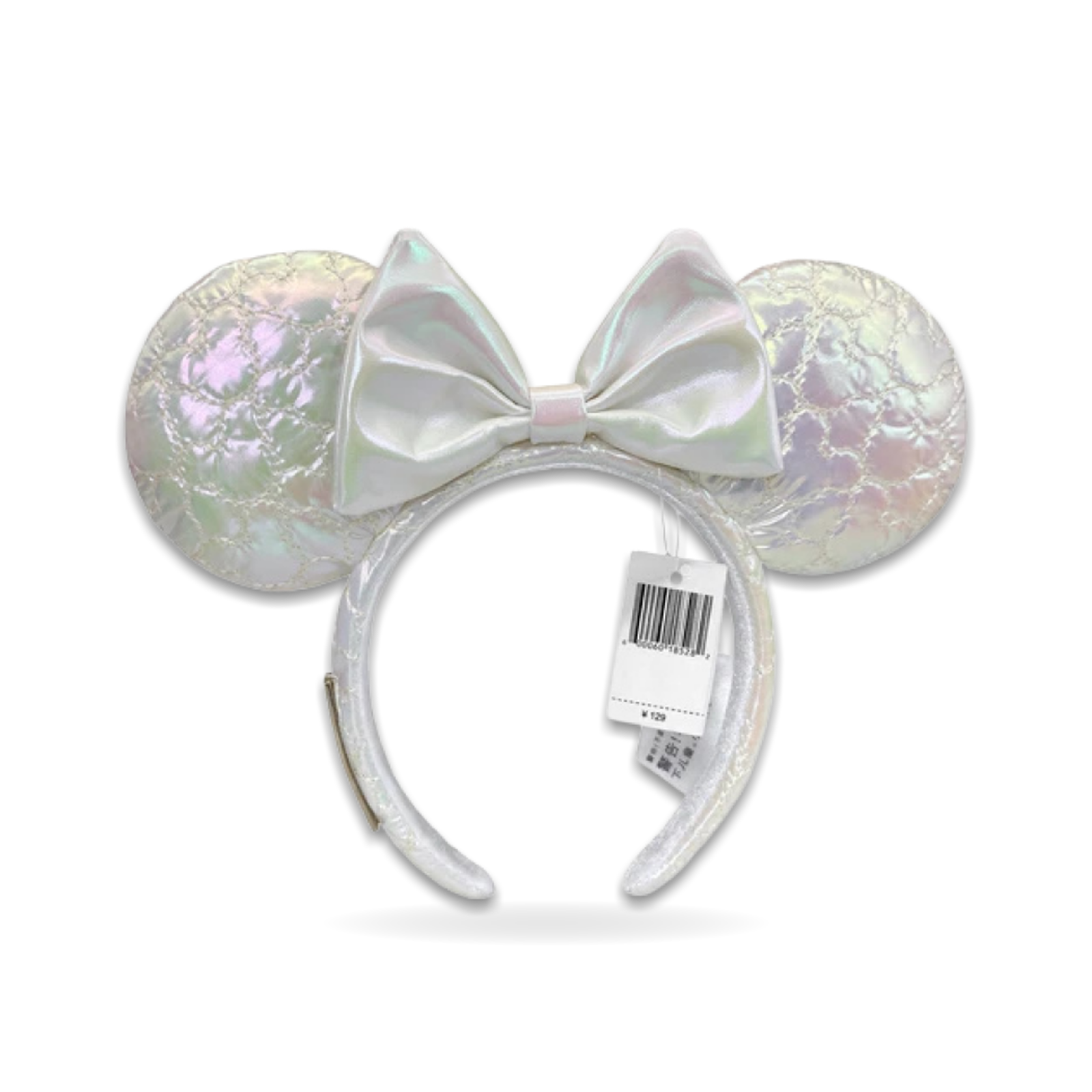 Icon Quilted Iridescent Mouse Ear Bow Ear Headwear