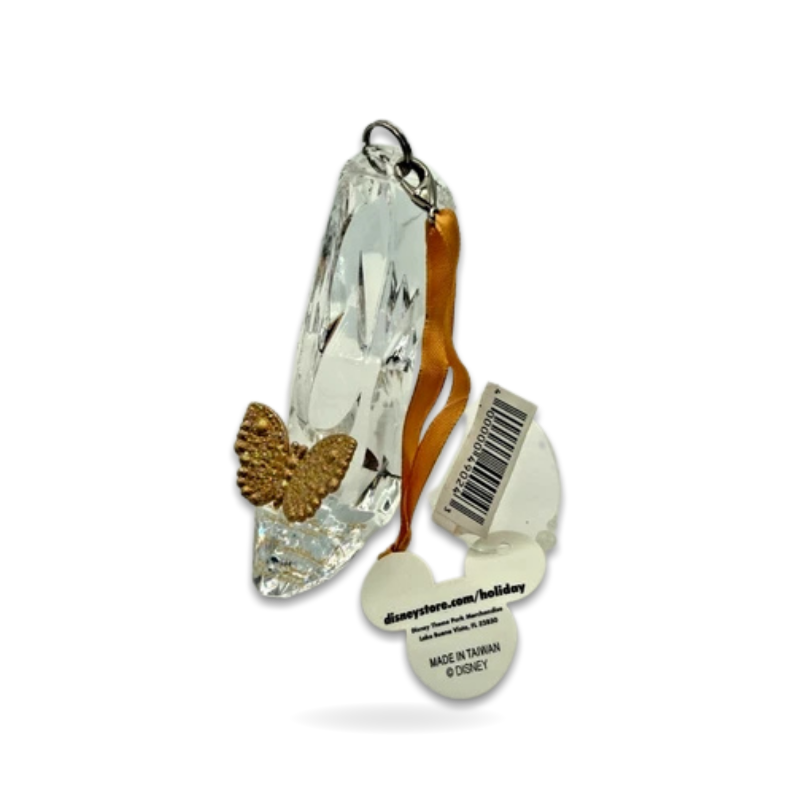 Cinderella Glass Slipper Way Princess Shoe Seasonal Ornament