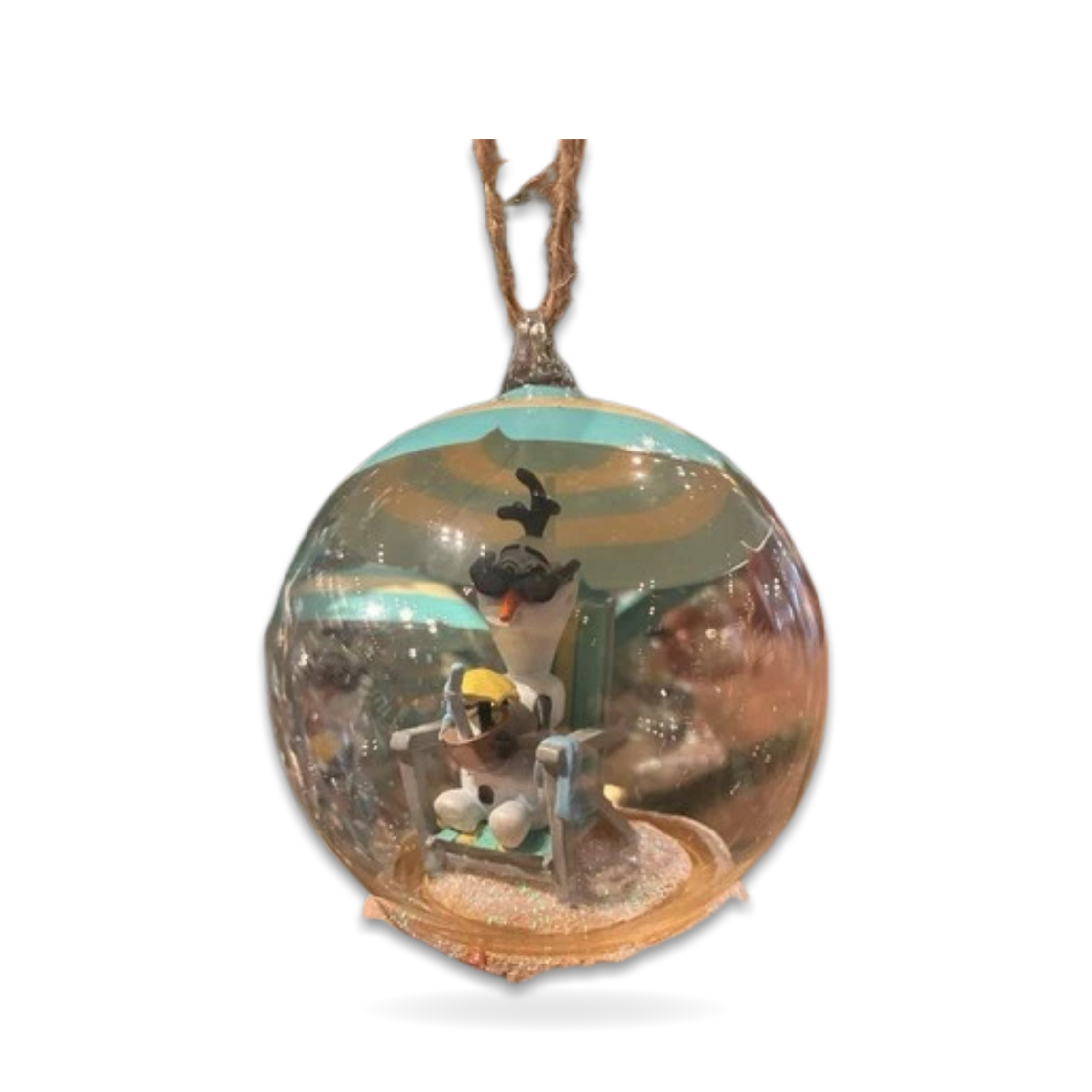 Summer Frozen Olaf Snowman Beach Seasonal Ornament