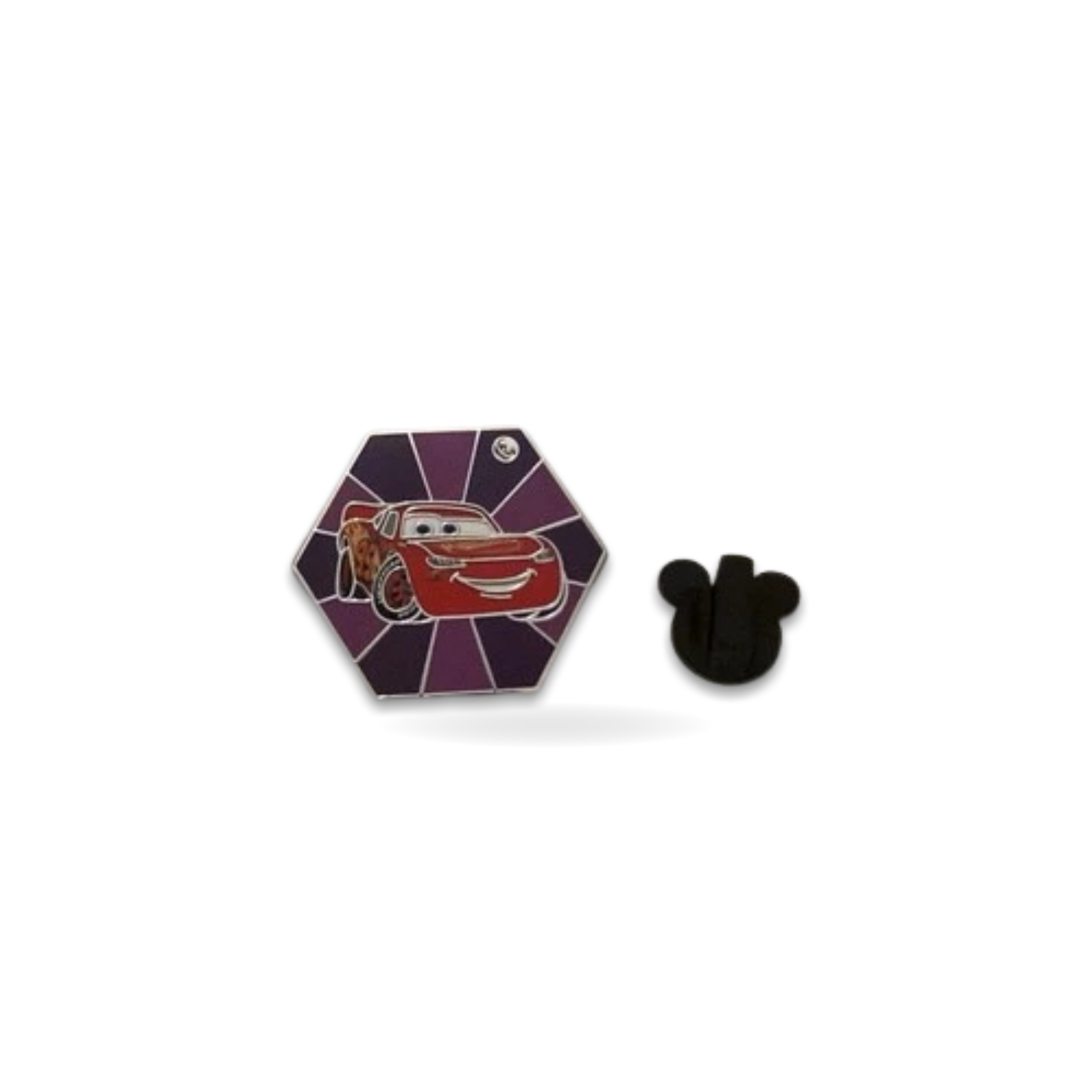Pixar Cars Lightning Mystery Hexagon Purple Trading Pin
