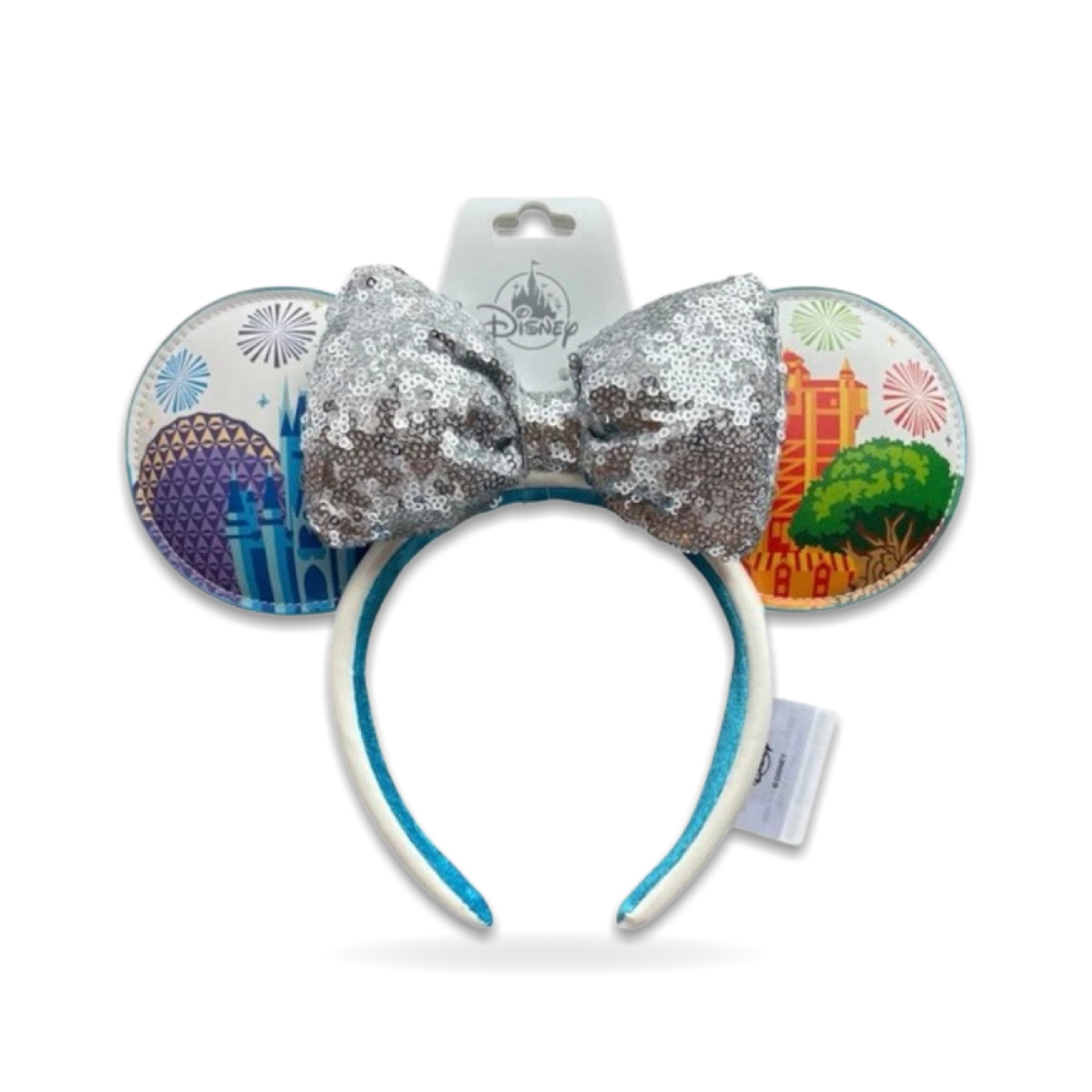 Minnie Four One World Fireworks Ears Sequin Bow Ear Headwear