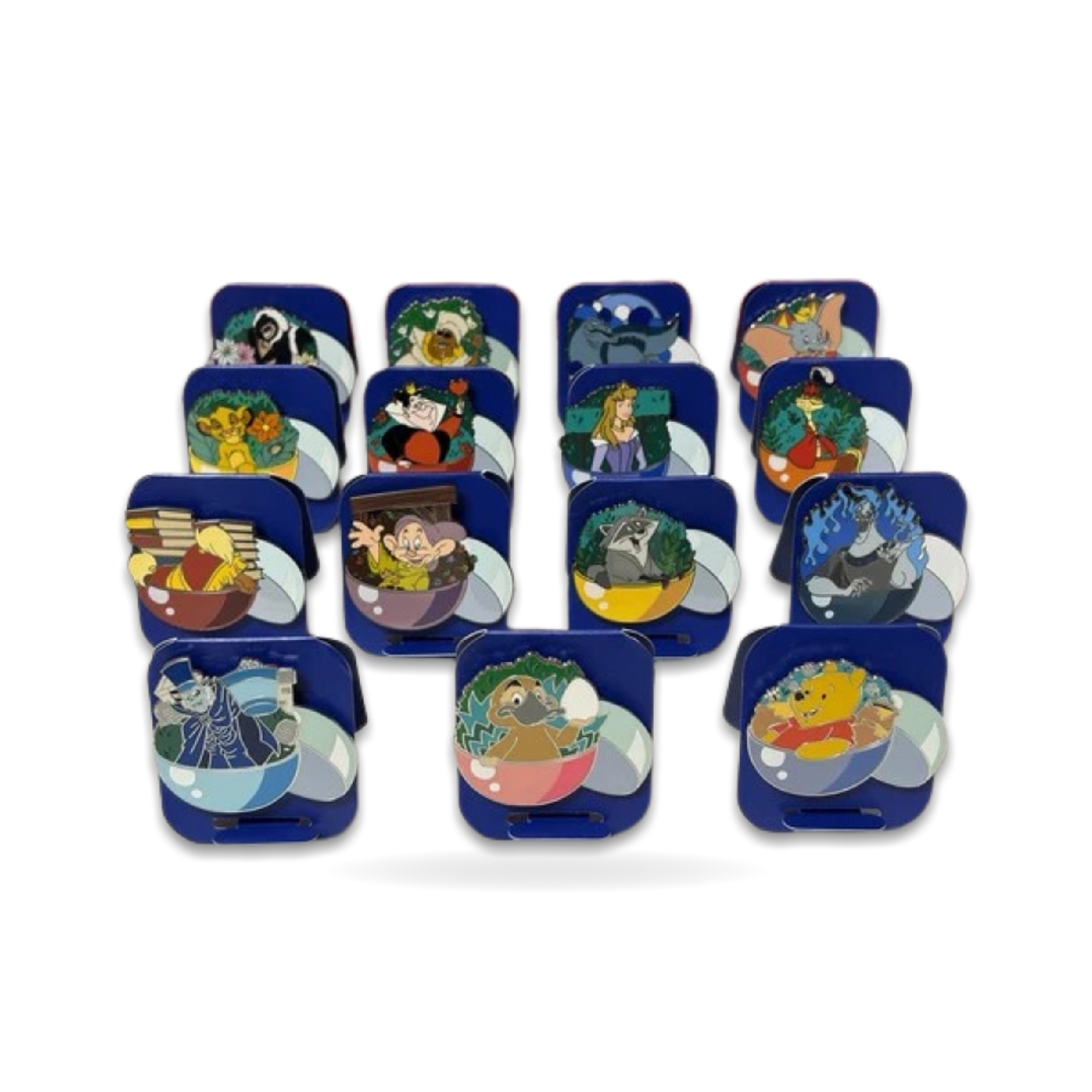 Gacha Ball Vending Machine Mystery Pin Set 1-15 Trading Pin
