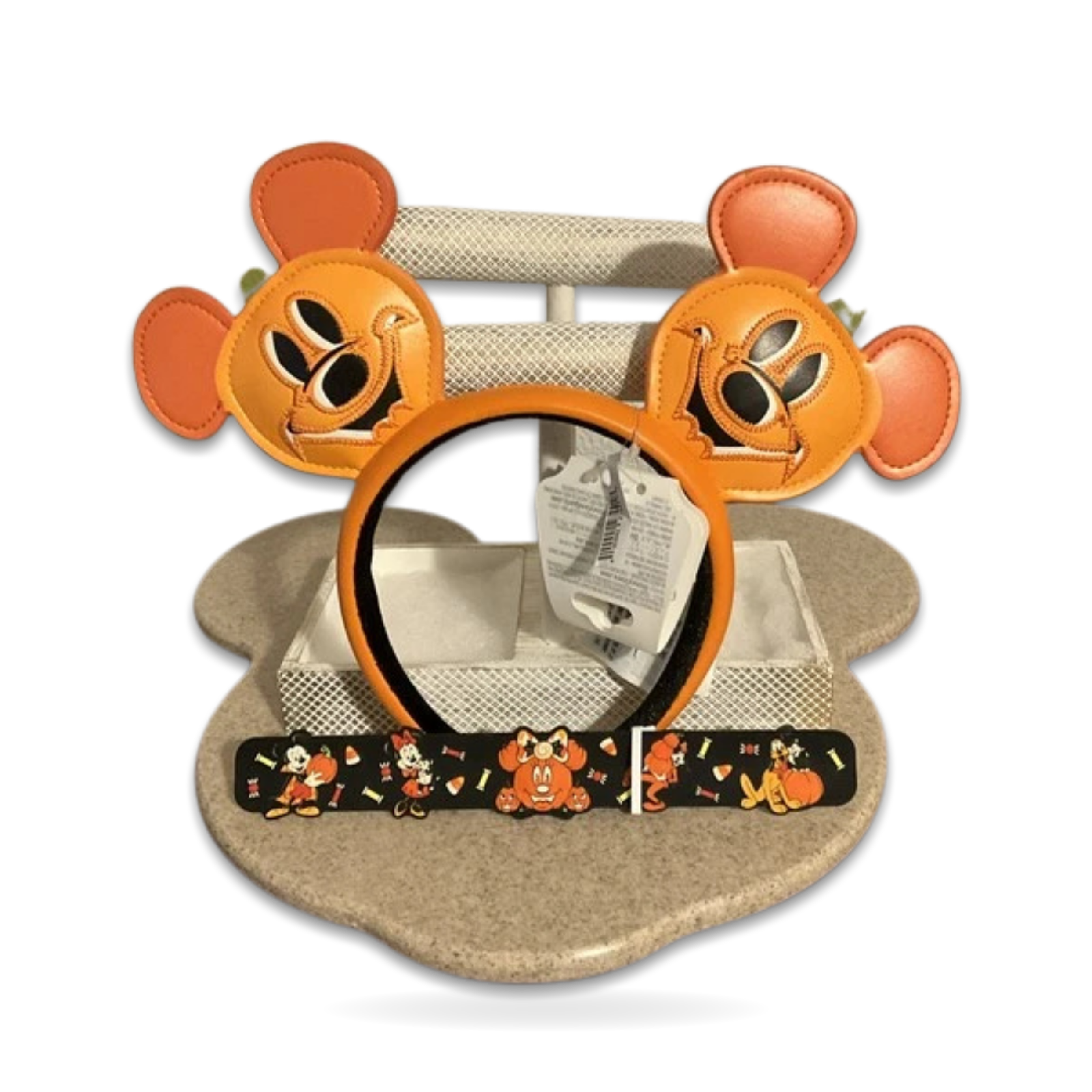 Mickey Mouse Jack-0'-lantern Halloween Slap Bracelet Ear Headwear