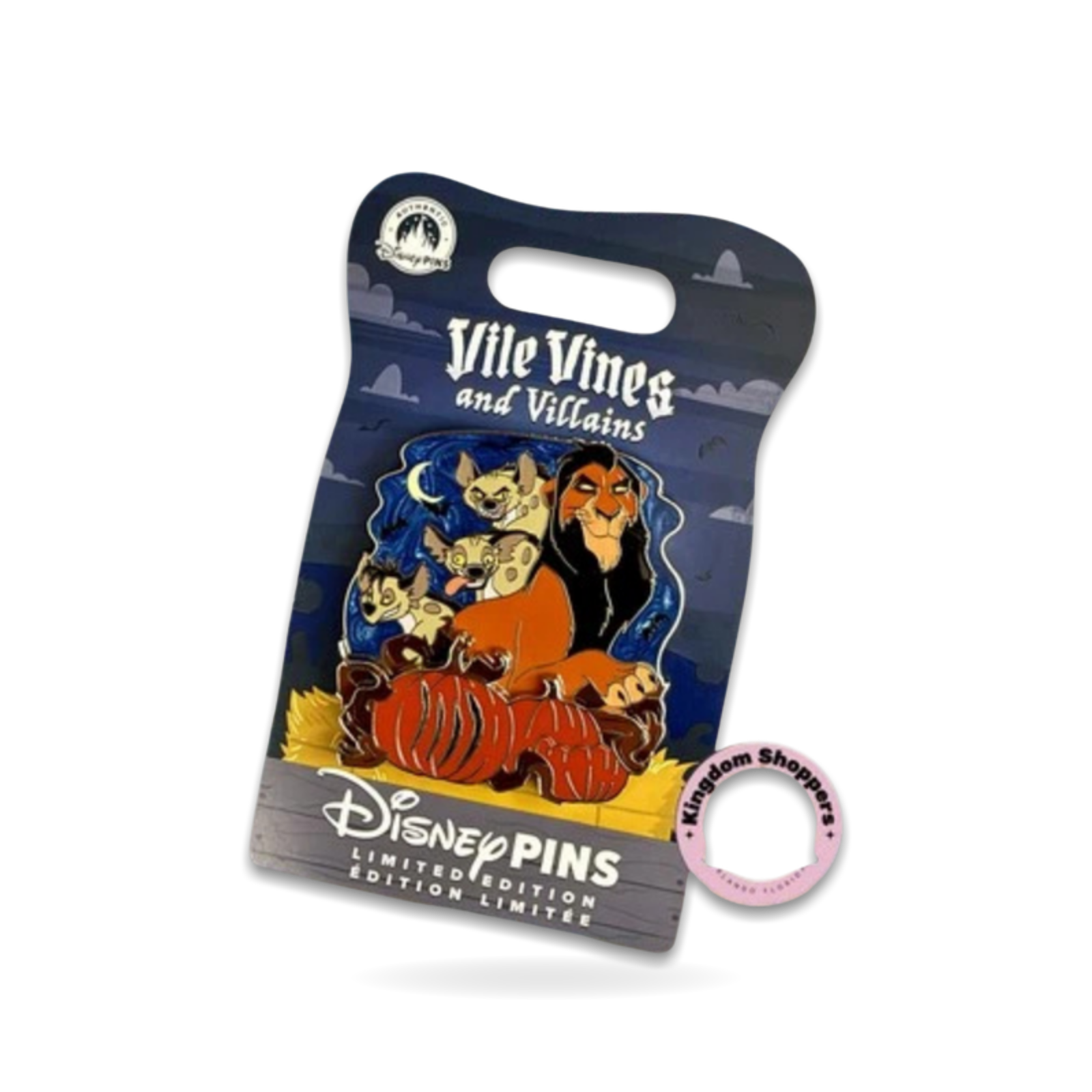Vile Vines Villains Halloween Scar Lion King Limited Edition 4000 Trading Pin