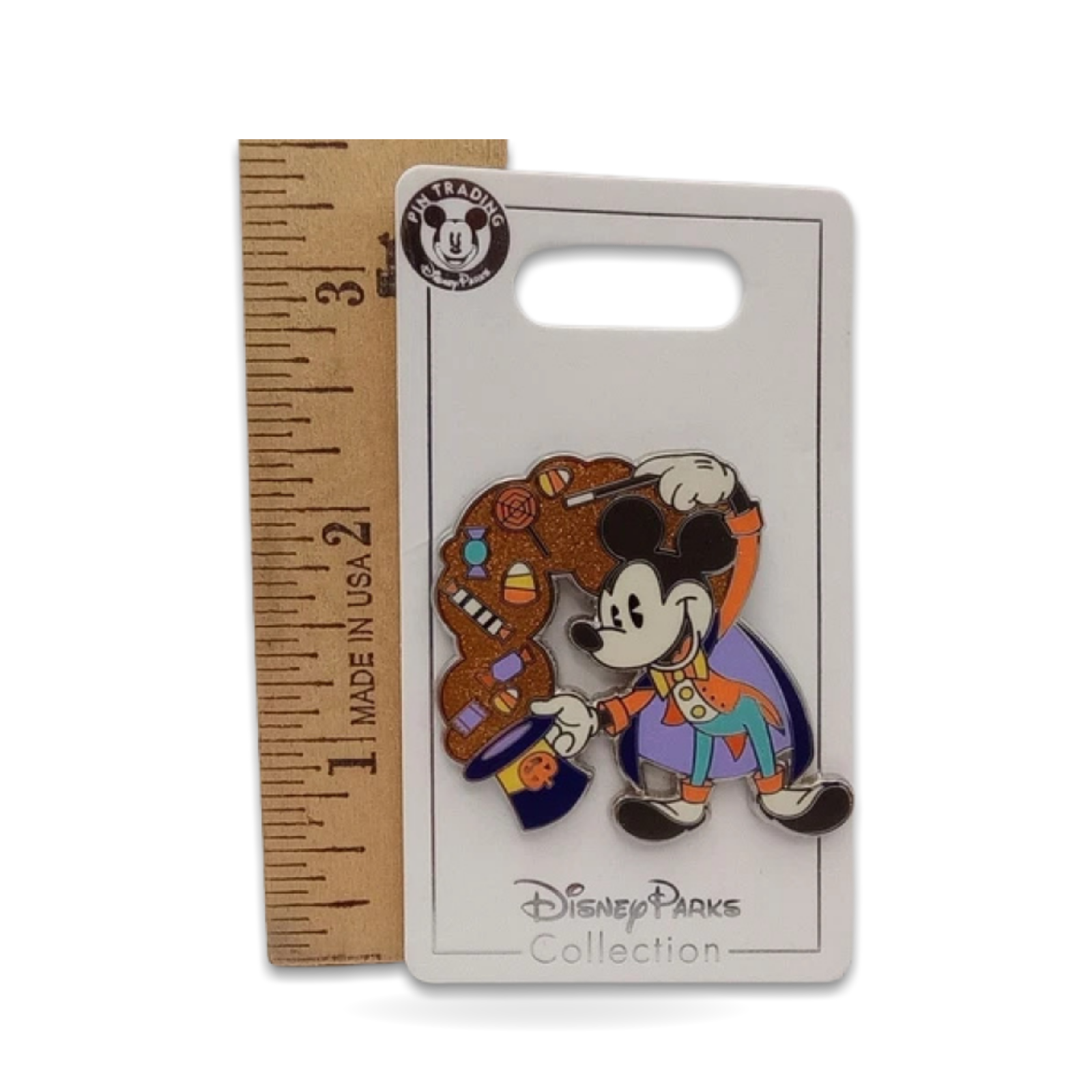 Mickey Mouse Halloween Magician Pin