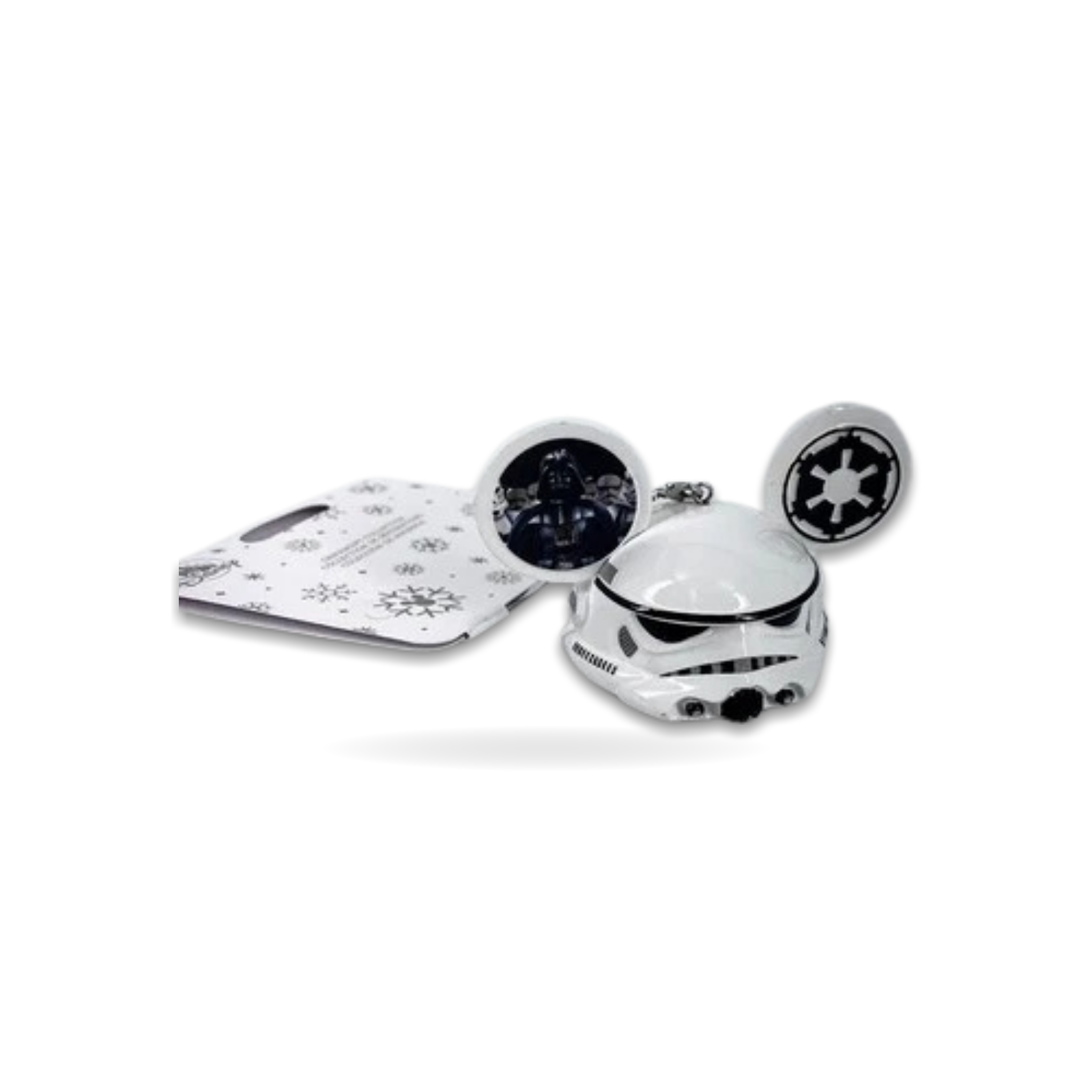 Star Wars Stormtrooper Darth Vader White Seasonal Ornament