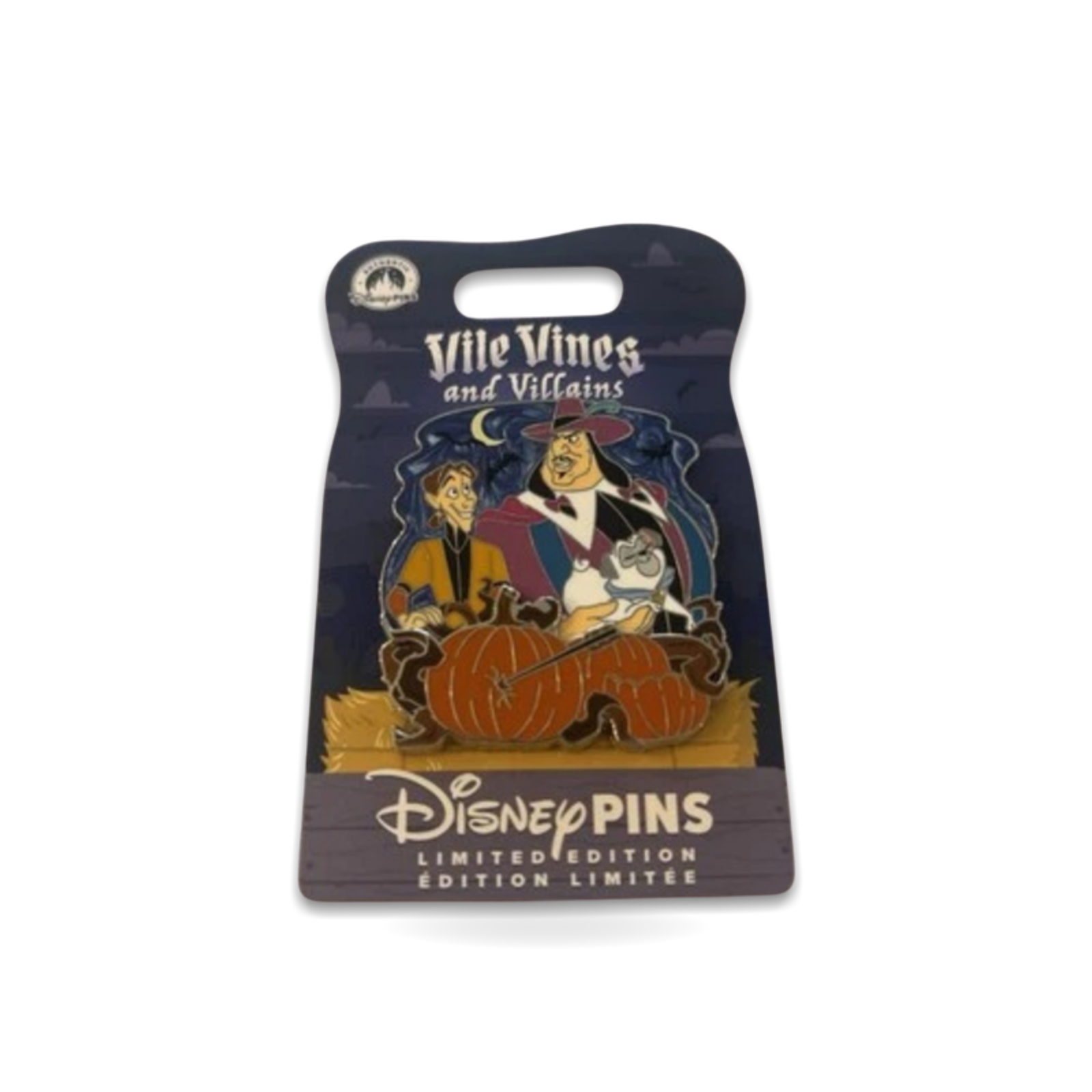 Halloween Vile Vines Pocahontas Governor Ratcliffe Trading Pin