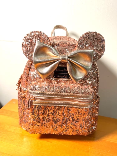 Loungefly Mini Gold Color Mini Backpack