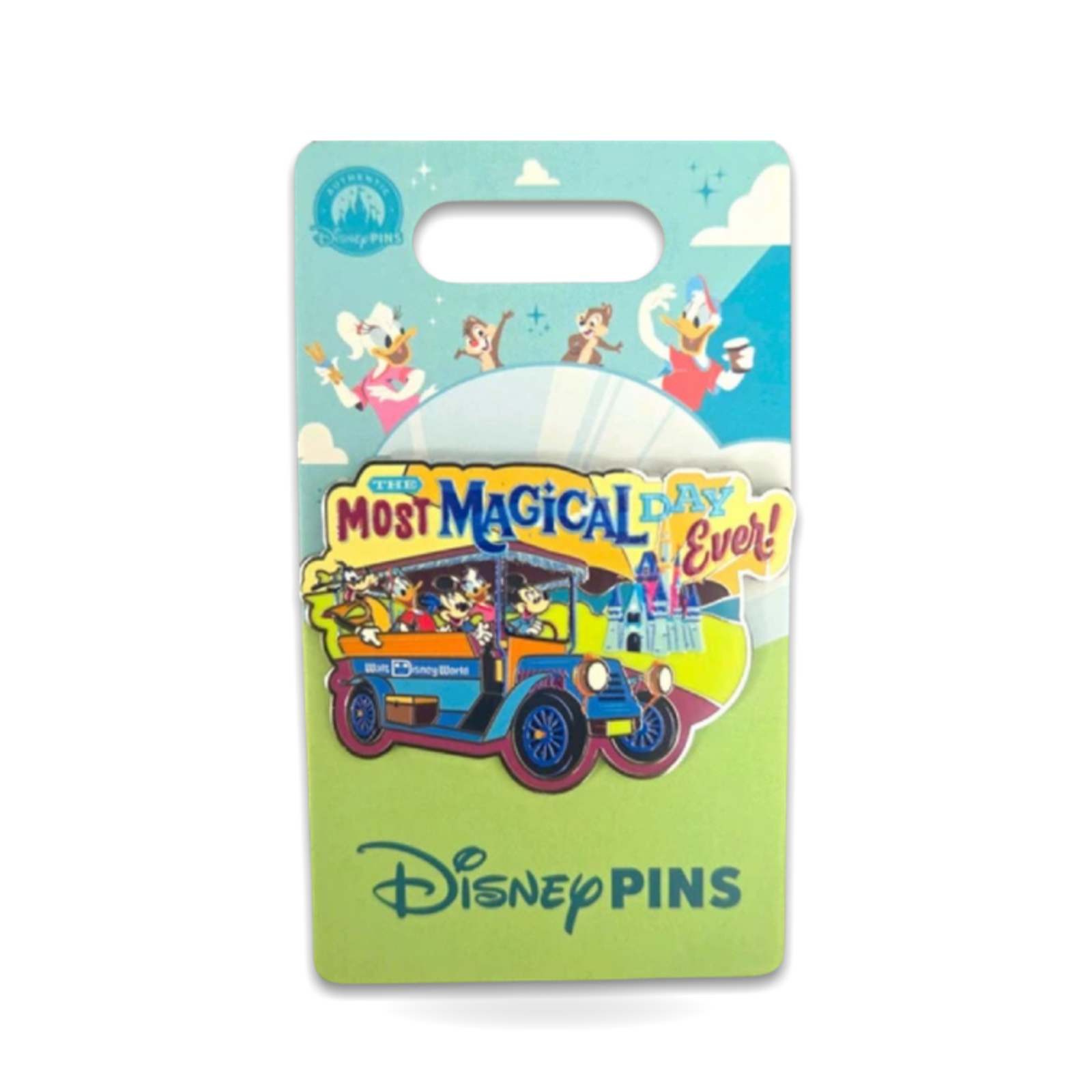 The Most Magical Day Ever Mickey Minnie Goofy Donald Open Edition Trading Pin