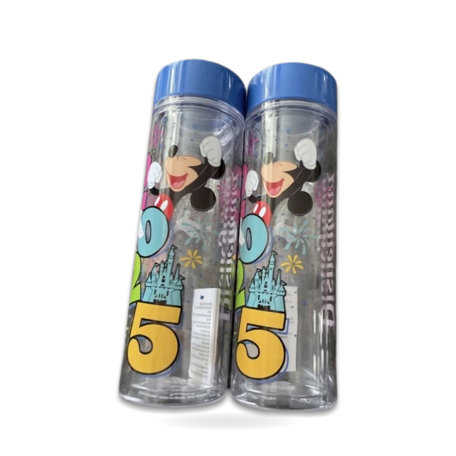 Mouse & Friends Water Bottle Lot Of 2 2025 Mickey
