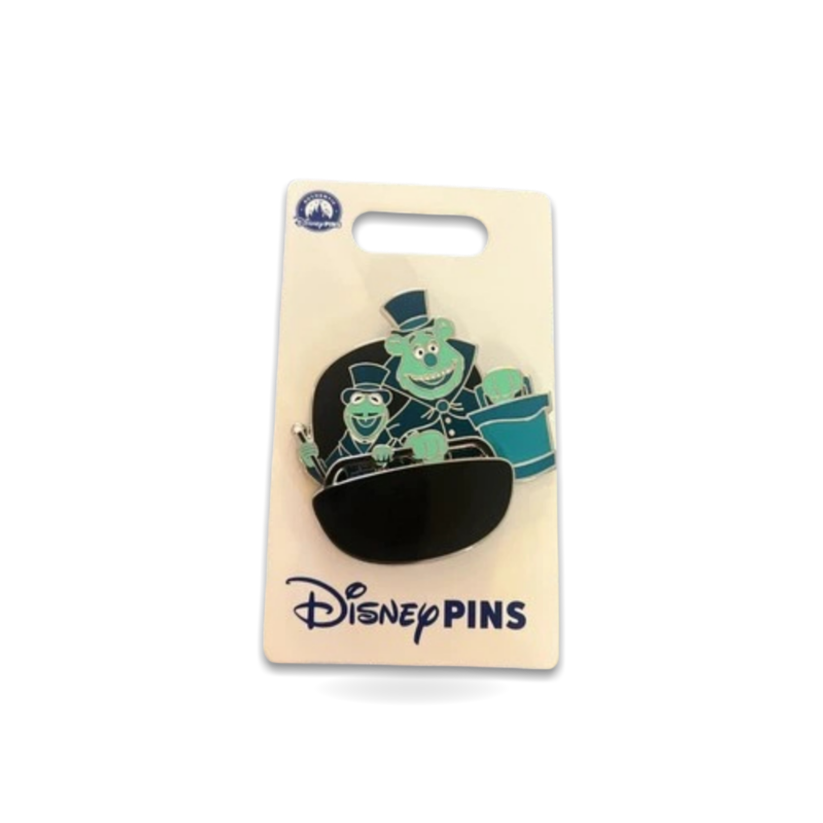 Muppets Haunted Mansion Kermit Fozzie Halloween Trading Pin