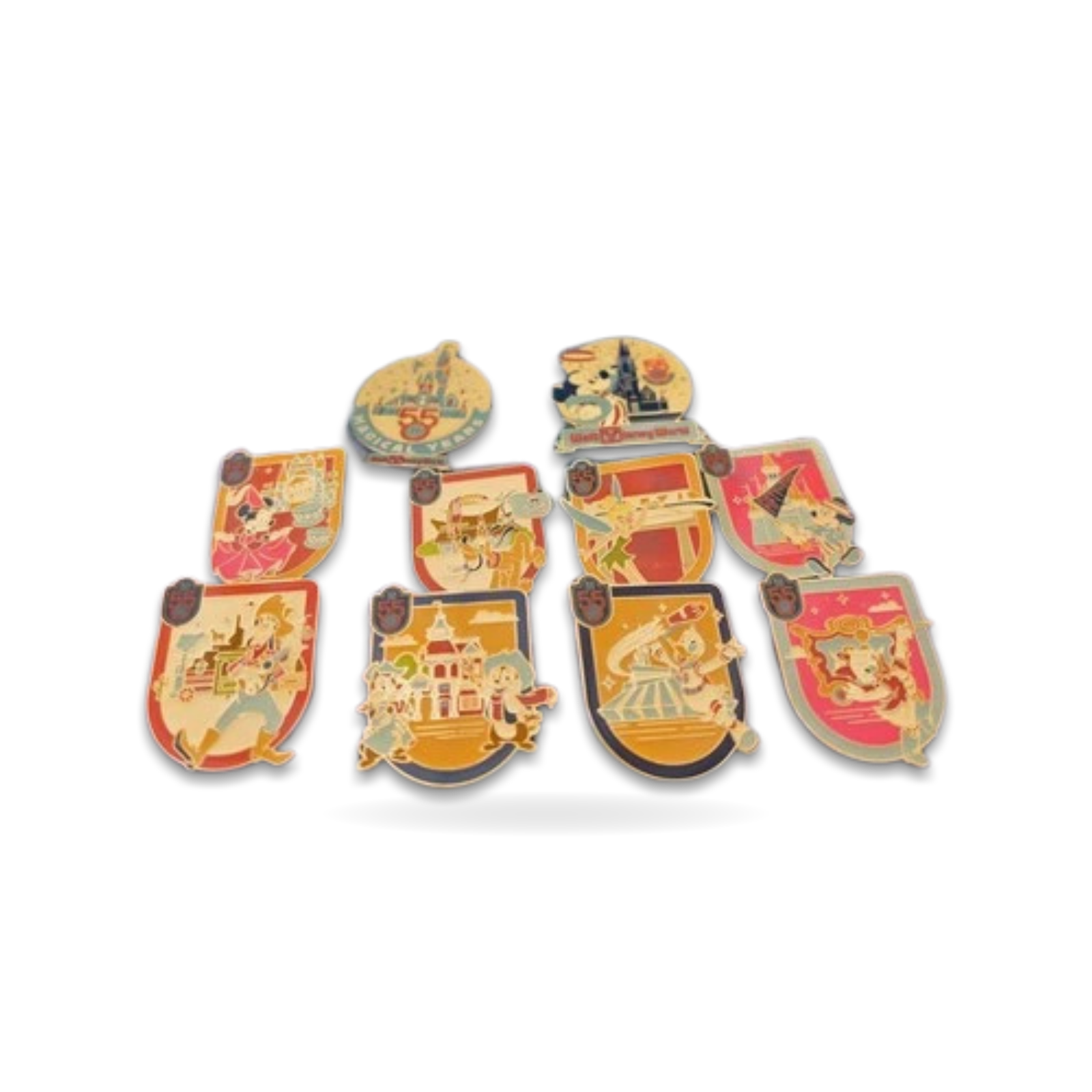 55th Anniversary Mickey 11 Pins Trading Pin