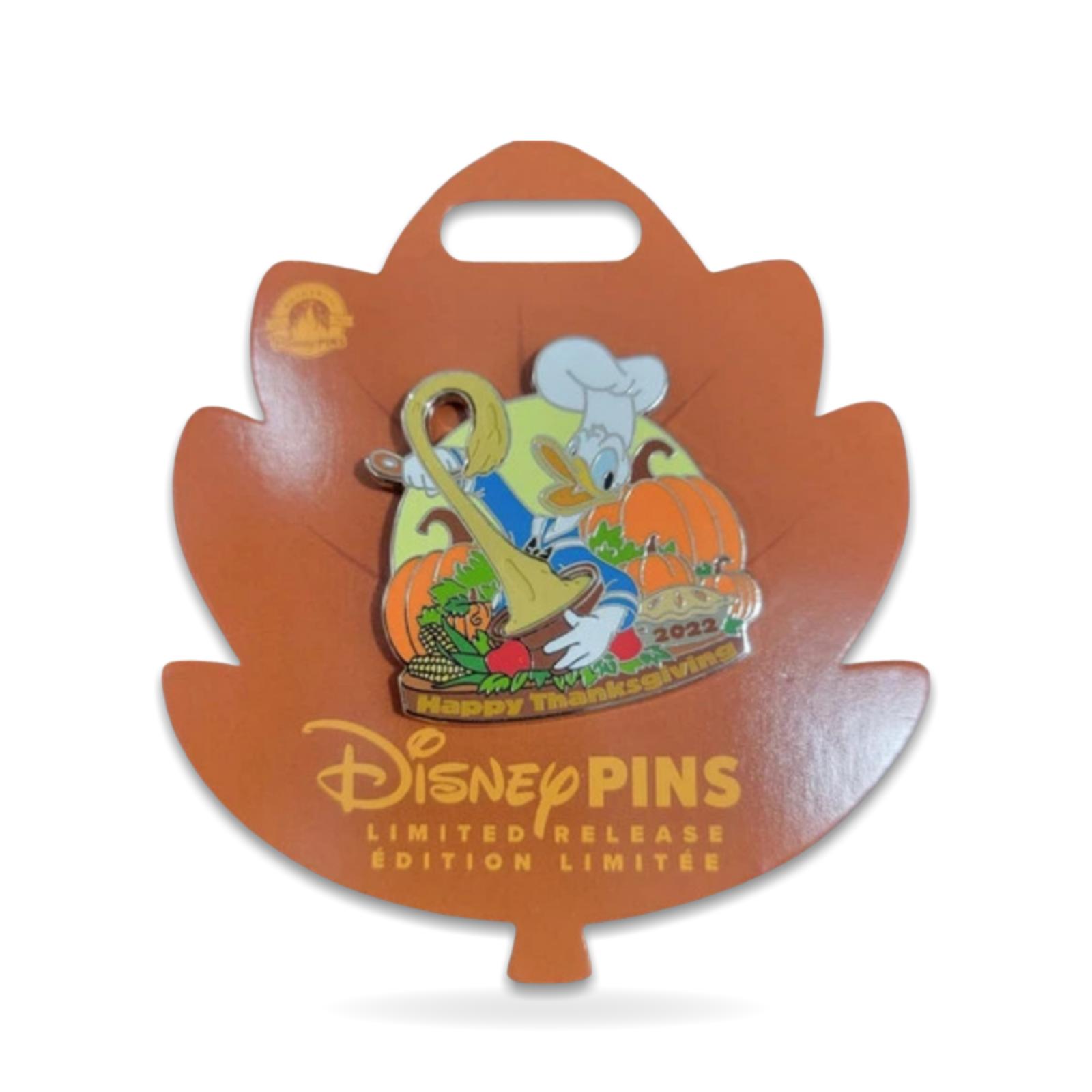 Donald Duck Happy Thanksgiving Limited Release Trading Pin
