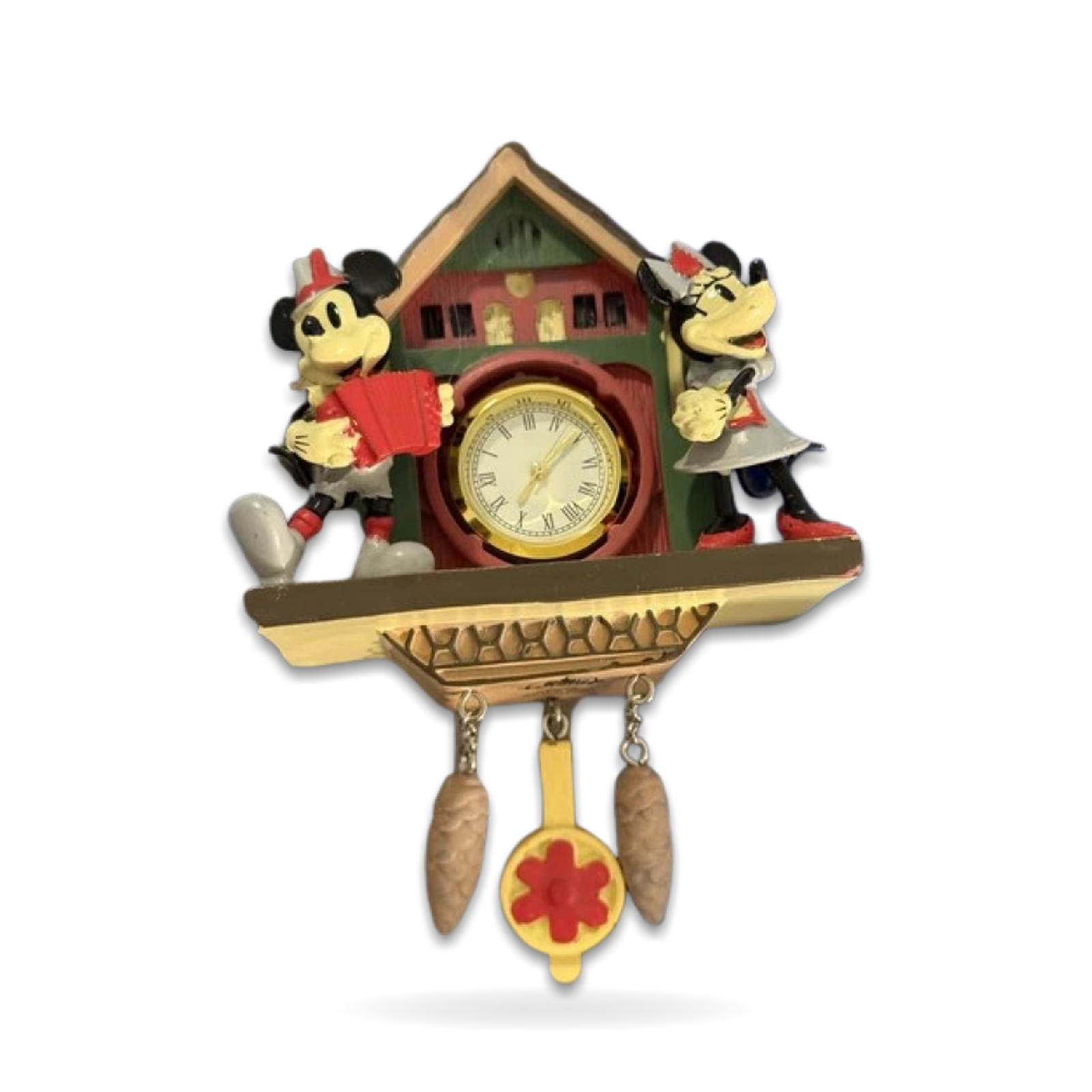 Germany Clock Mickey Minnie Seasonal Ornament