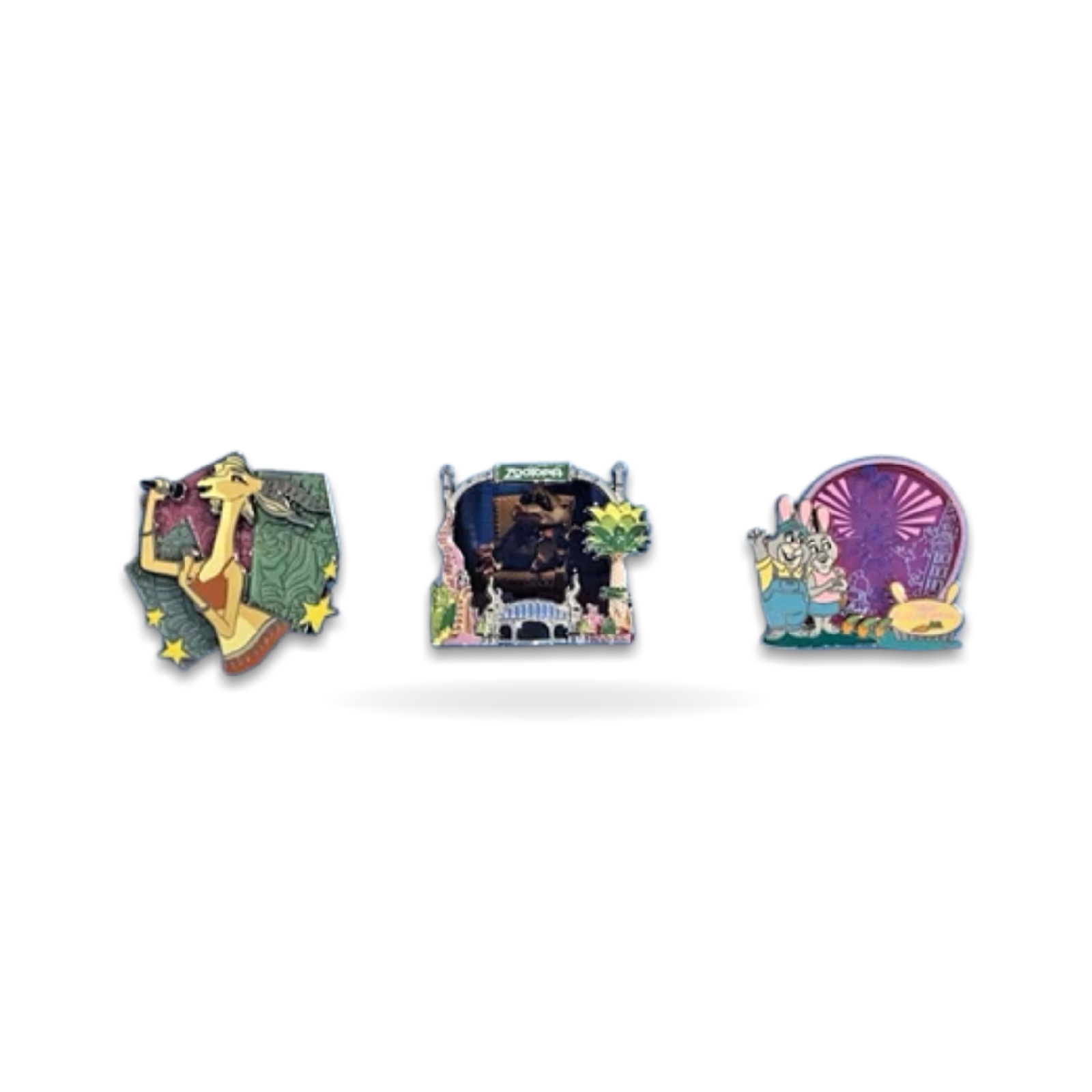 Zootopia Oct 2018 variations of 3 Pins Limited Edition 500 Pack 3.0