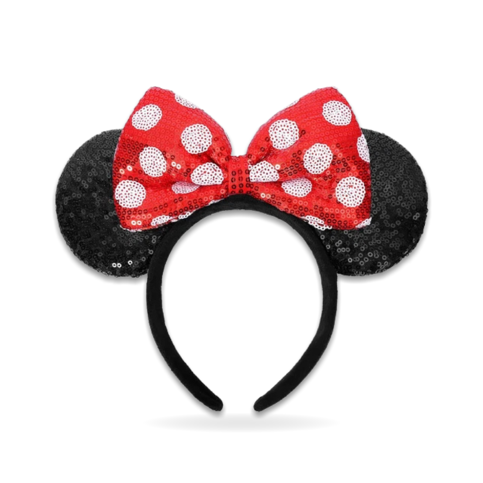 Mouse Ears Headbands Boys Shiny Bow Ear Headwear