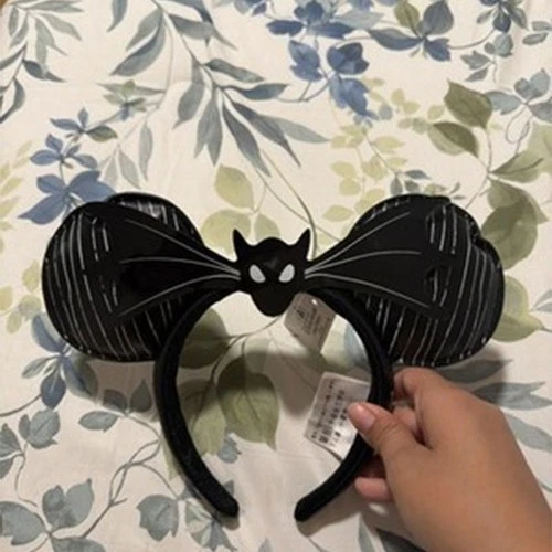 Jack Mickey Ears Before Christmas Bat Ear Headwear