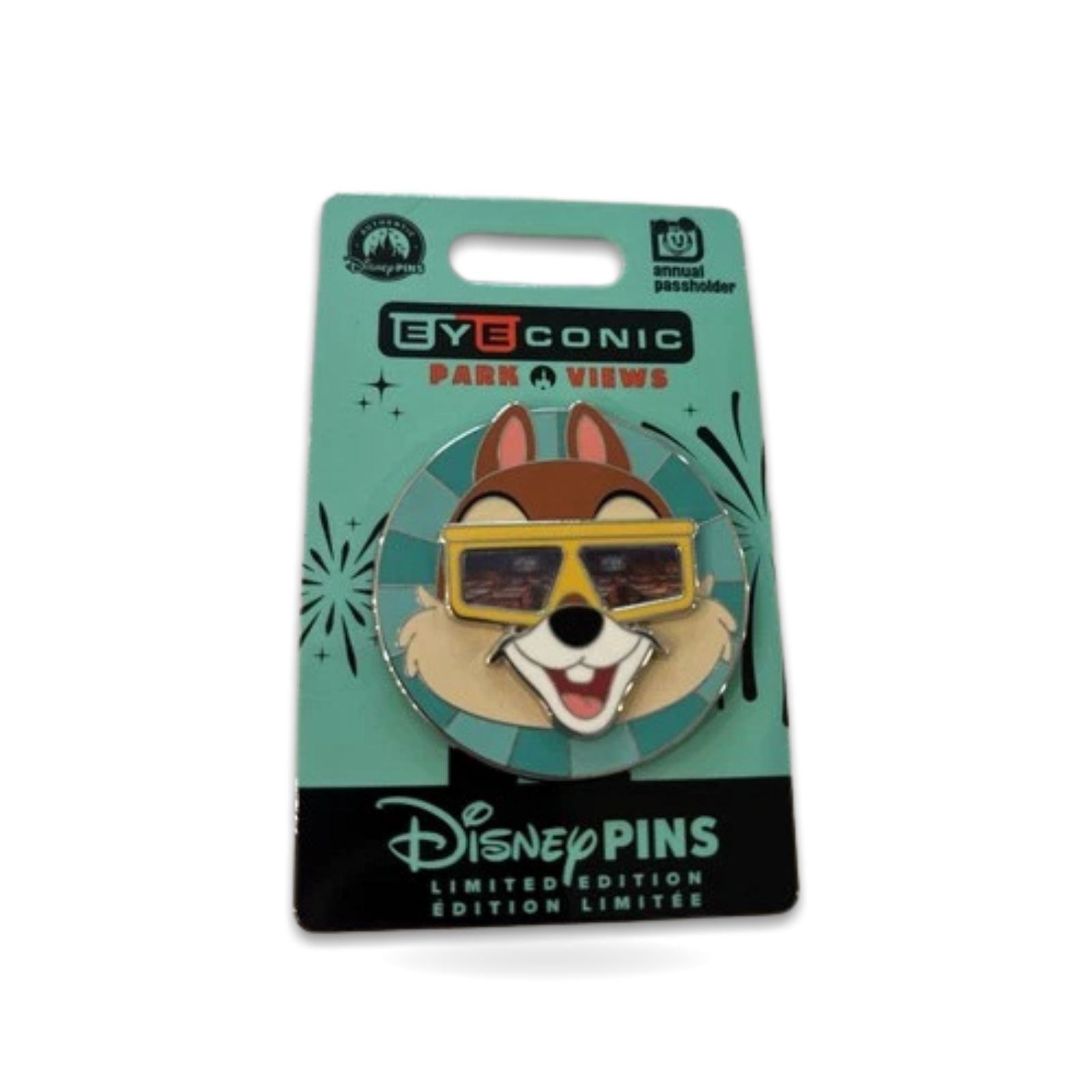 Eyeconic Views Chip Annual Passholder Exclusive Trading Pin