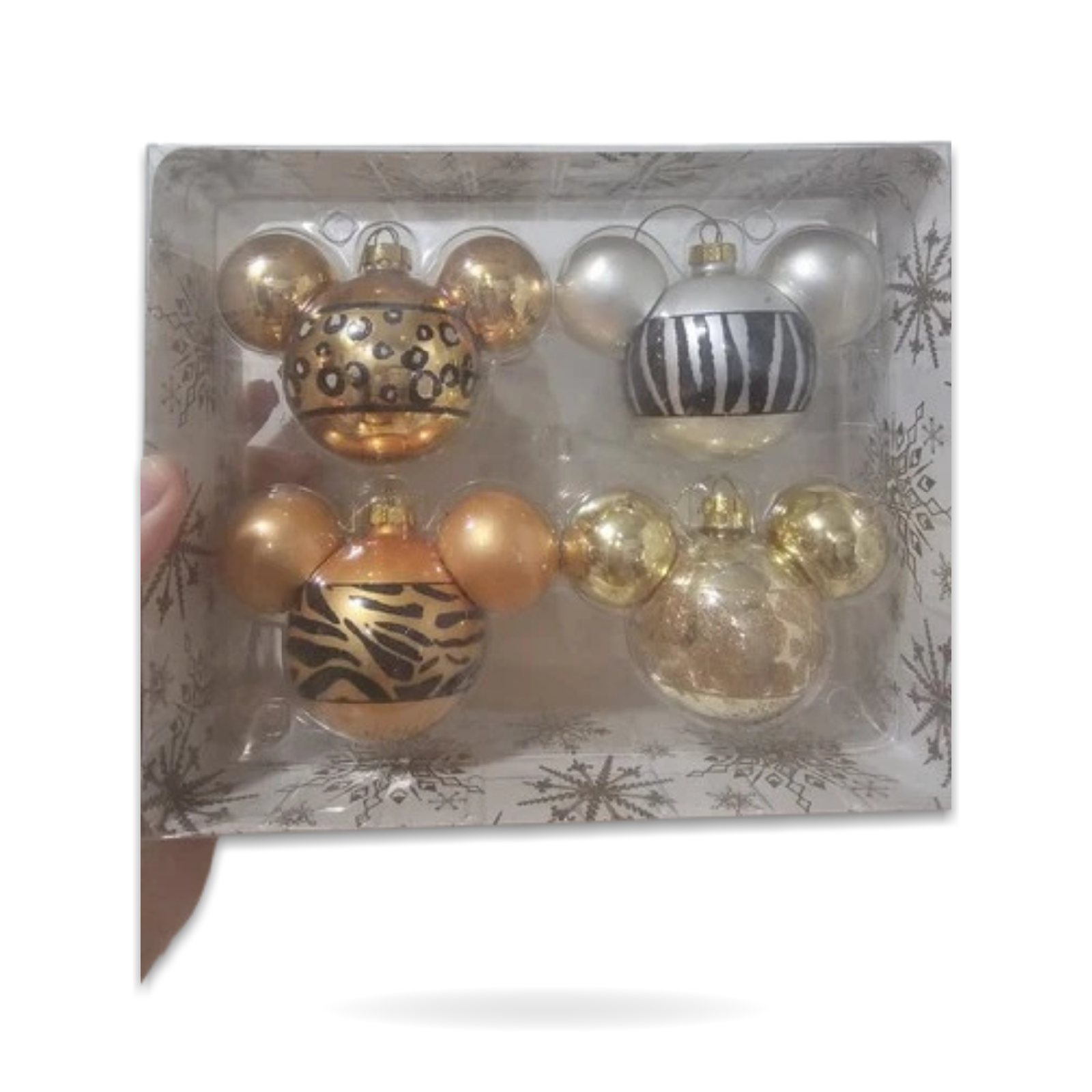 Icon 2021 Wild Animal kingdom Glass Ornaments Mickey Mouse