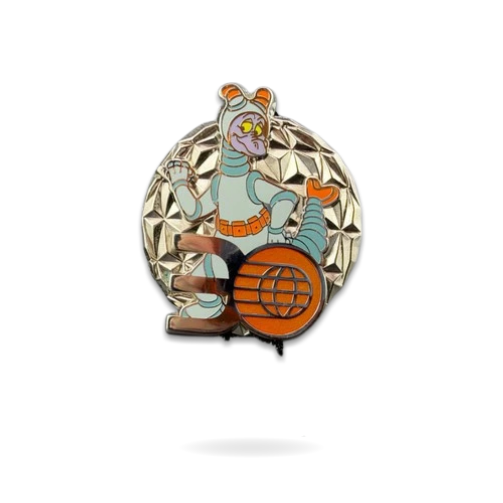 Epcot 30th Anniversary Figment Spaceship Earth Trading Pin