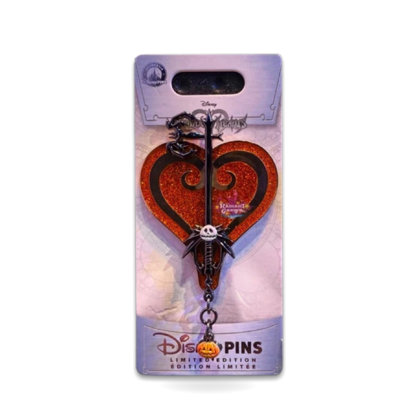 Kingdom Hearts Halloween Town Pumpkinhead Keyblade Pre Bra Trading Pin