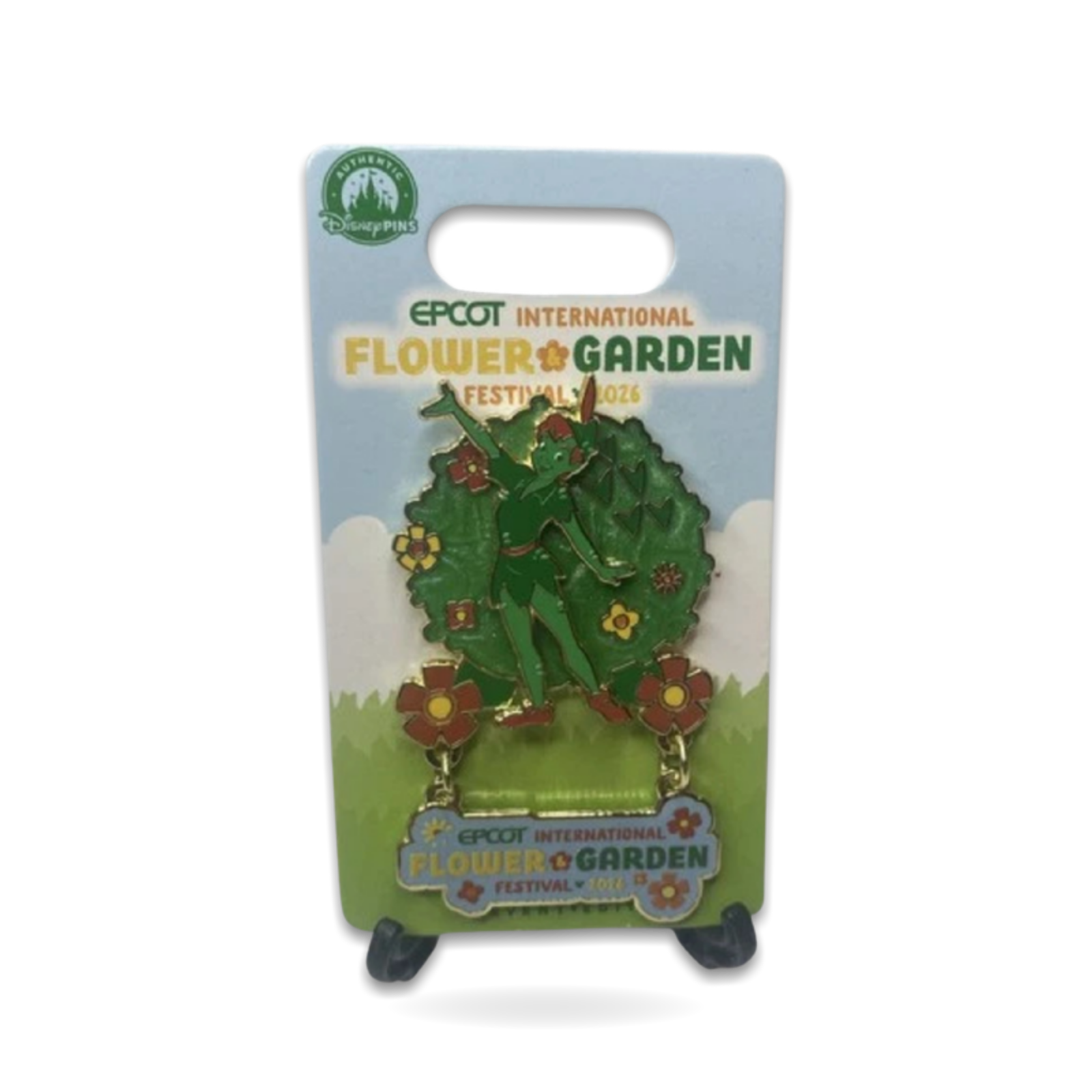 Epcot Flower Garden Festival Peter Pan Topiary Trading Pin