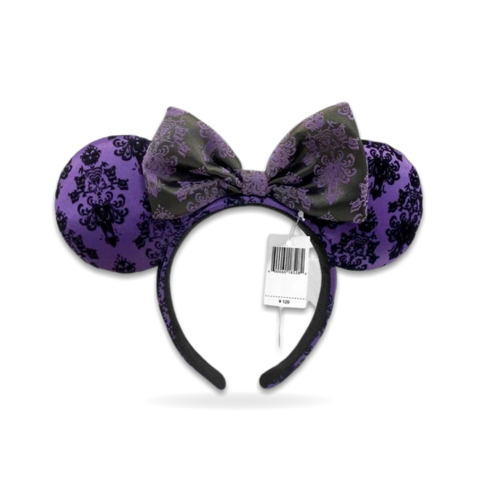 Purple Halloween Wallpaper Haunted Mansion Minnie Ear Headwear