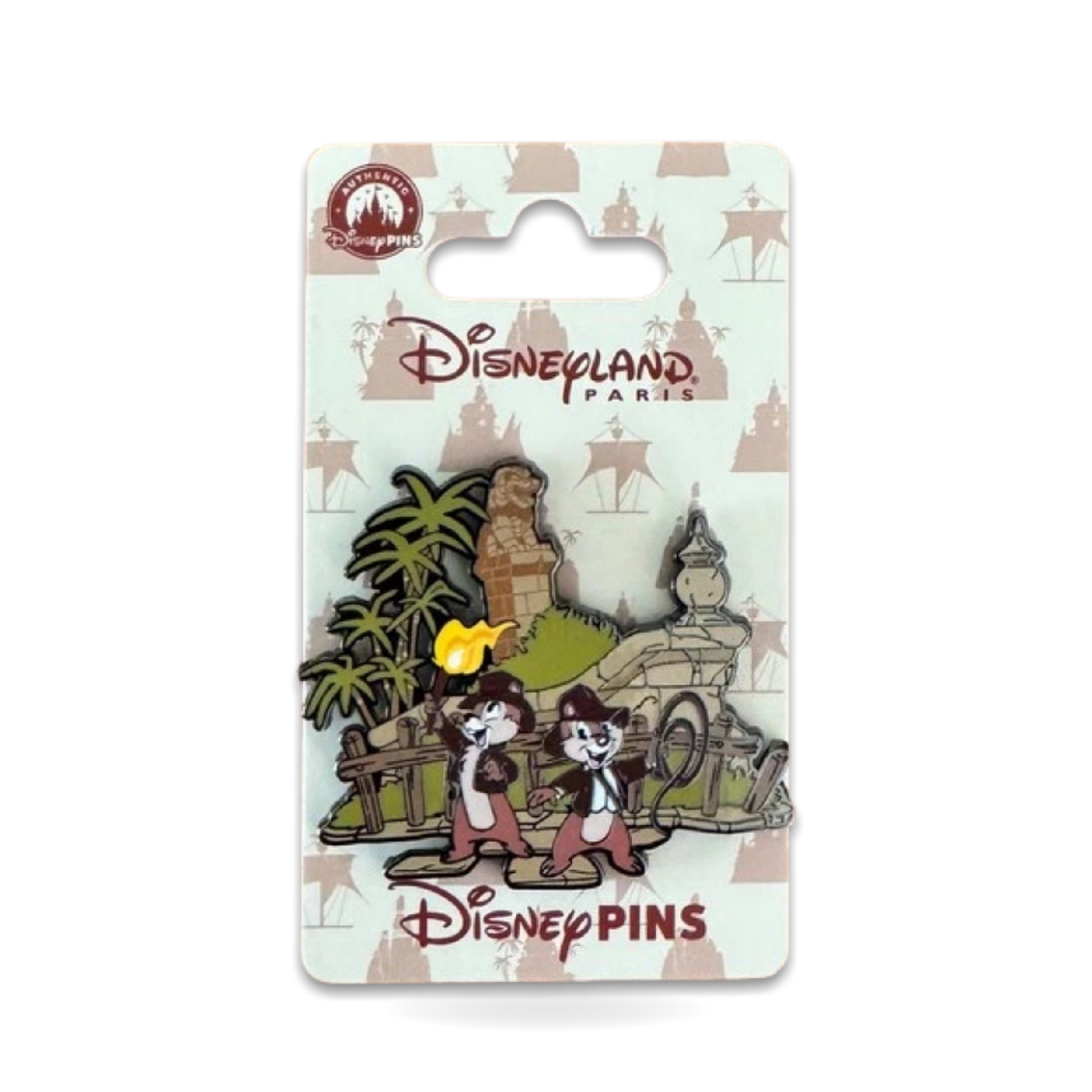 Paris Chip And Indiana Jones Dlp Trading Pin