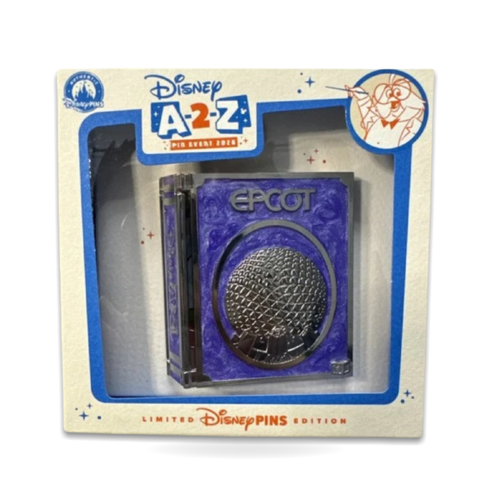 A2z Event Storybook Epcot Figment Limited Edition 550 Trading Pin